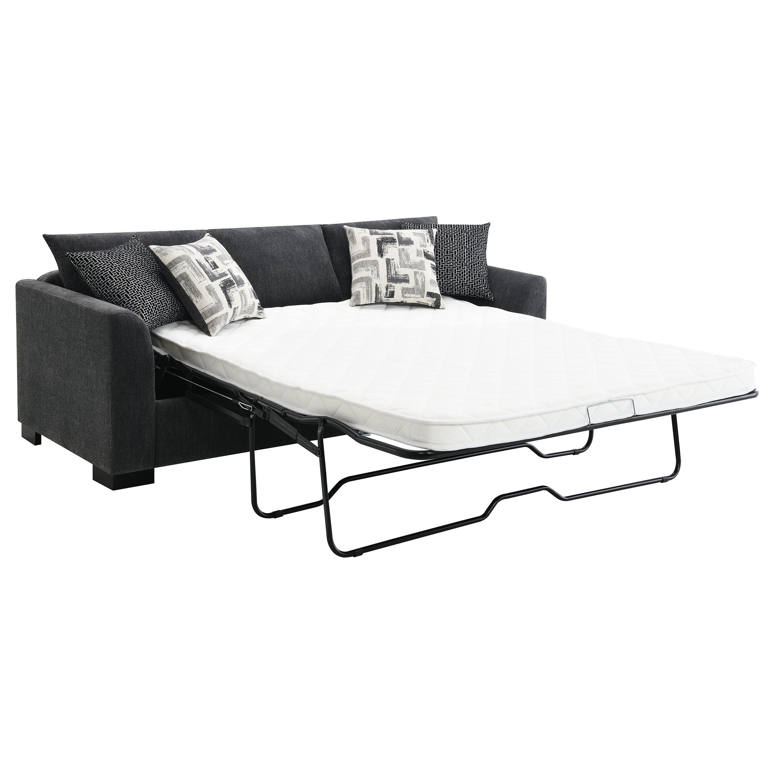 Storey Upholstered Sleeper Sectional Chaise Sofa