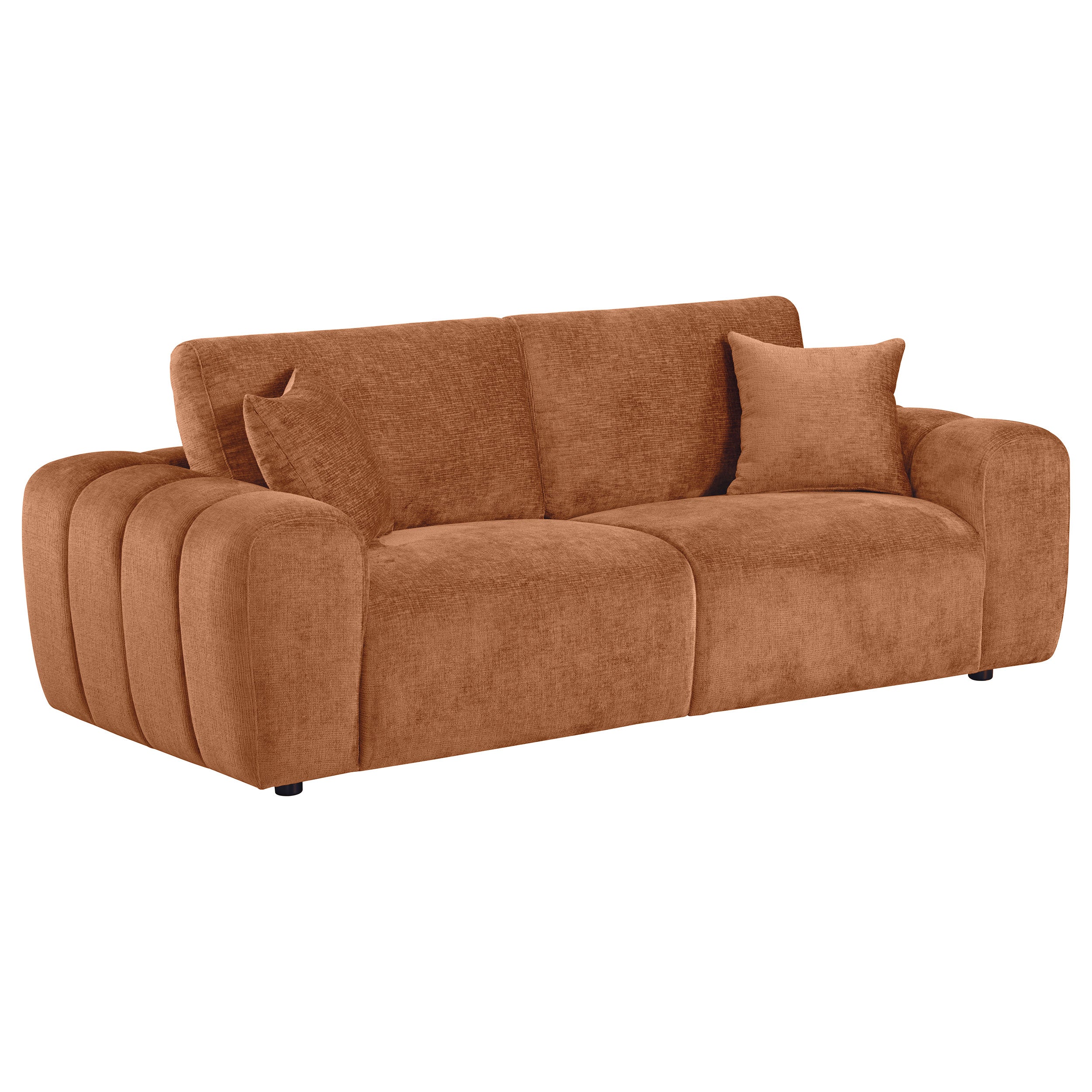 Burnett Chenille Upholstered Sofa Set