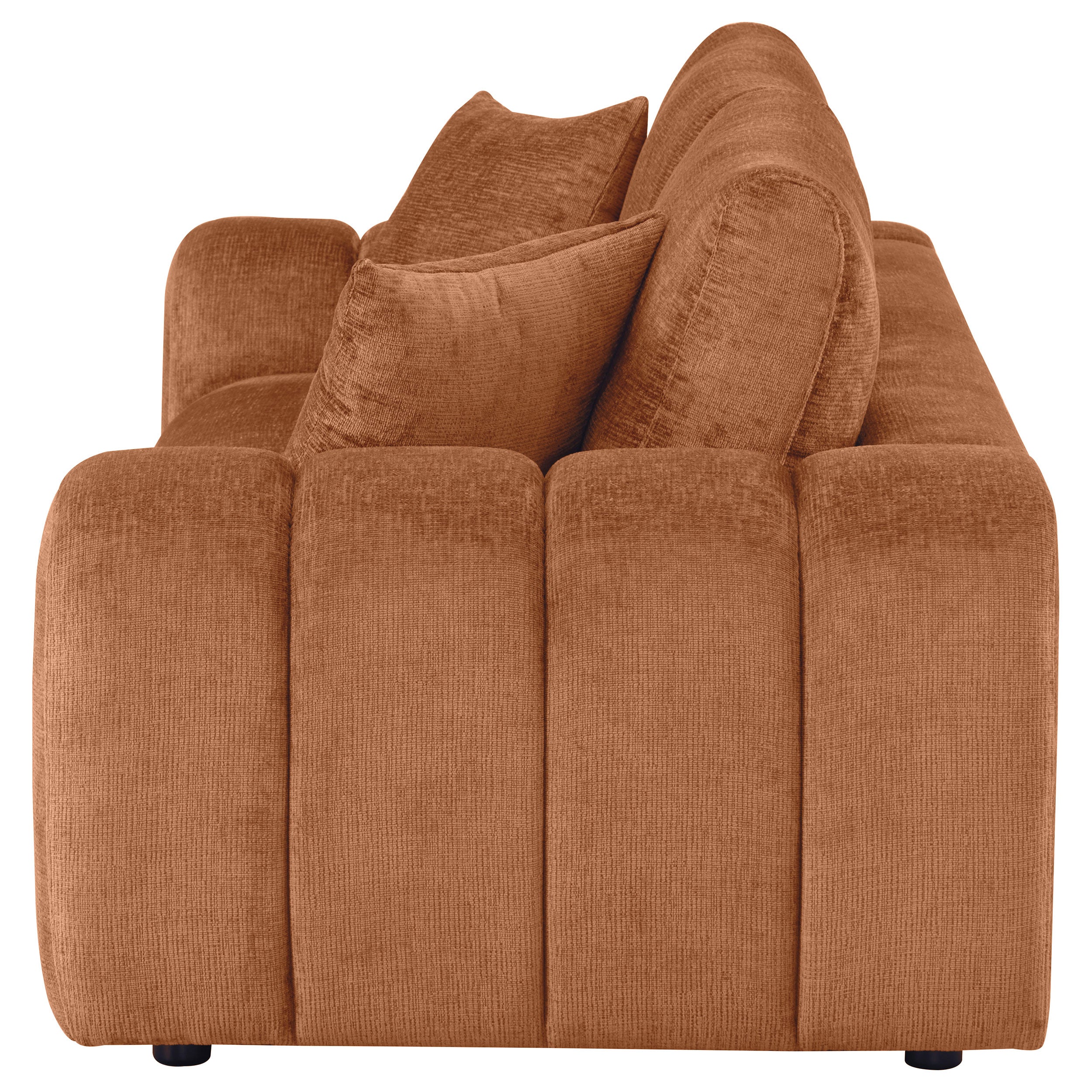 Burnett Chenille Upholstered Wide Arm Sofa