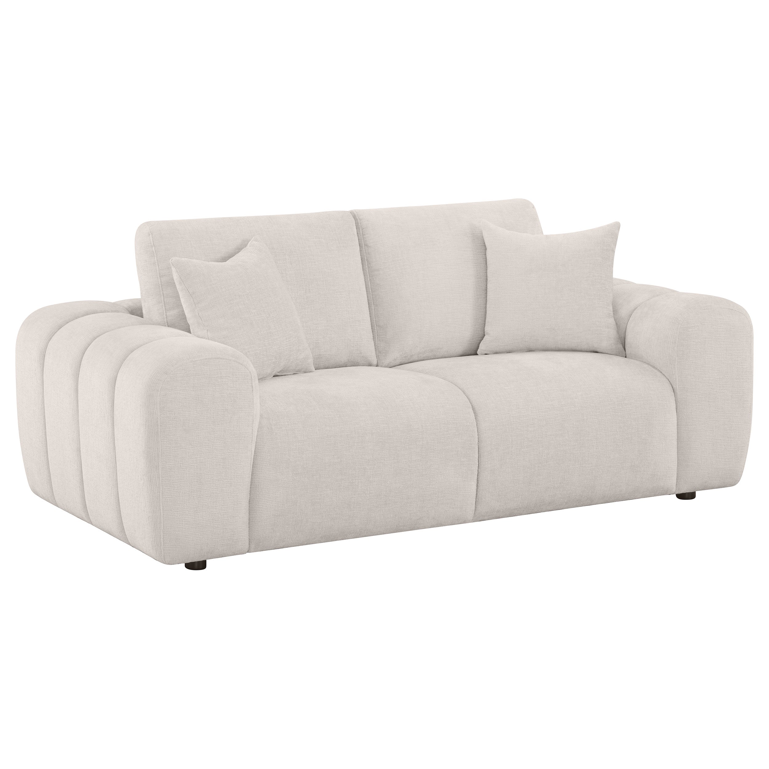 Burnett Chenille Upholstered Sofa Set
