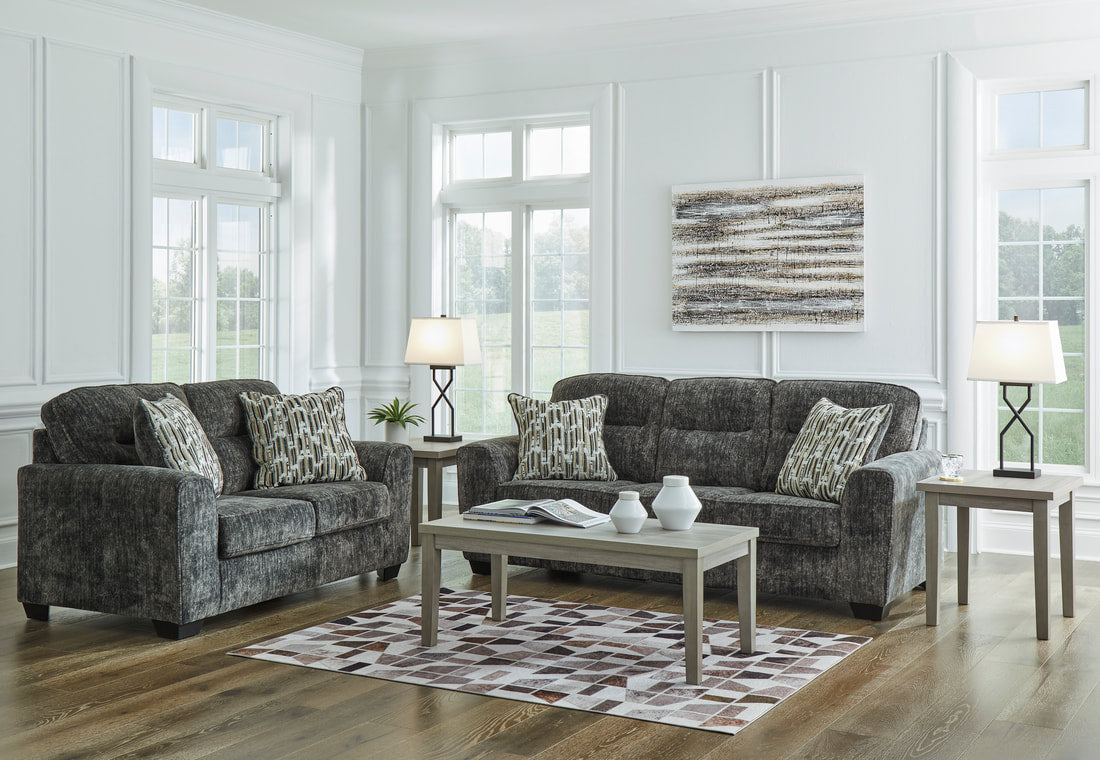 Ashley 505-04 Sofa & Loveseat — Accent Pillows Included