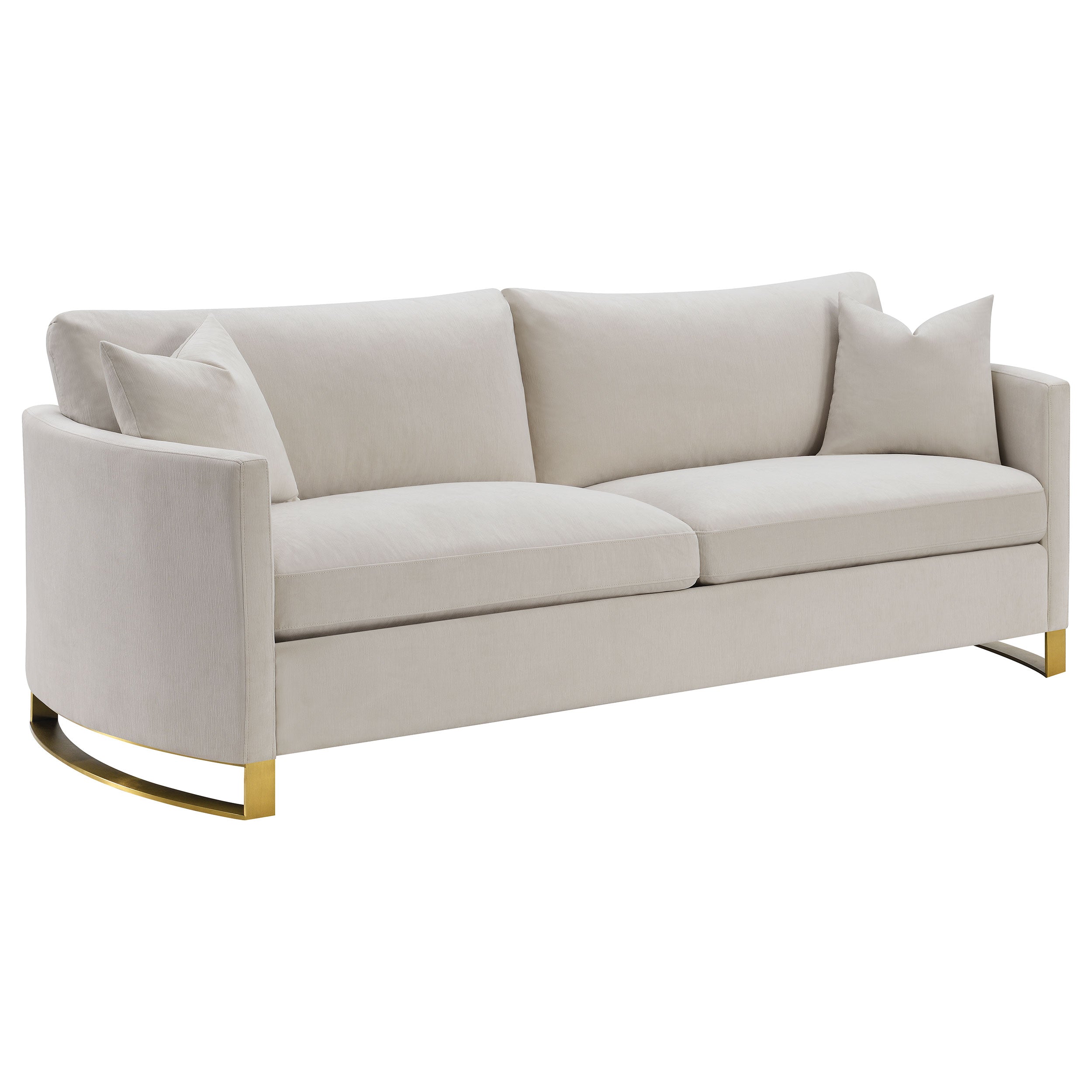 Corliss Velvet Upholstered Sofa Set