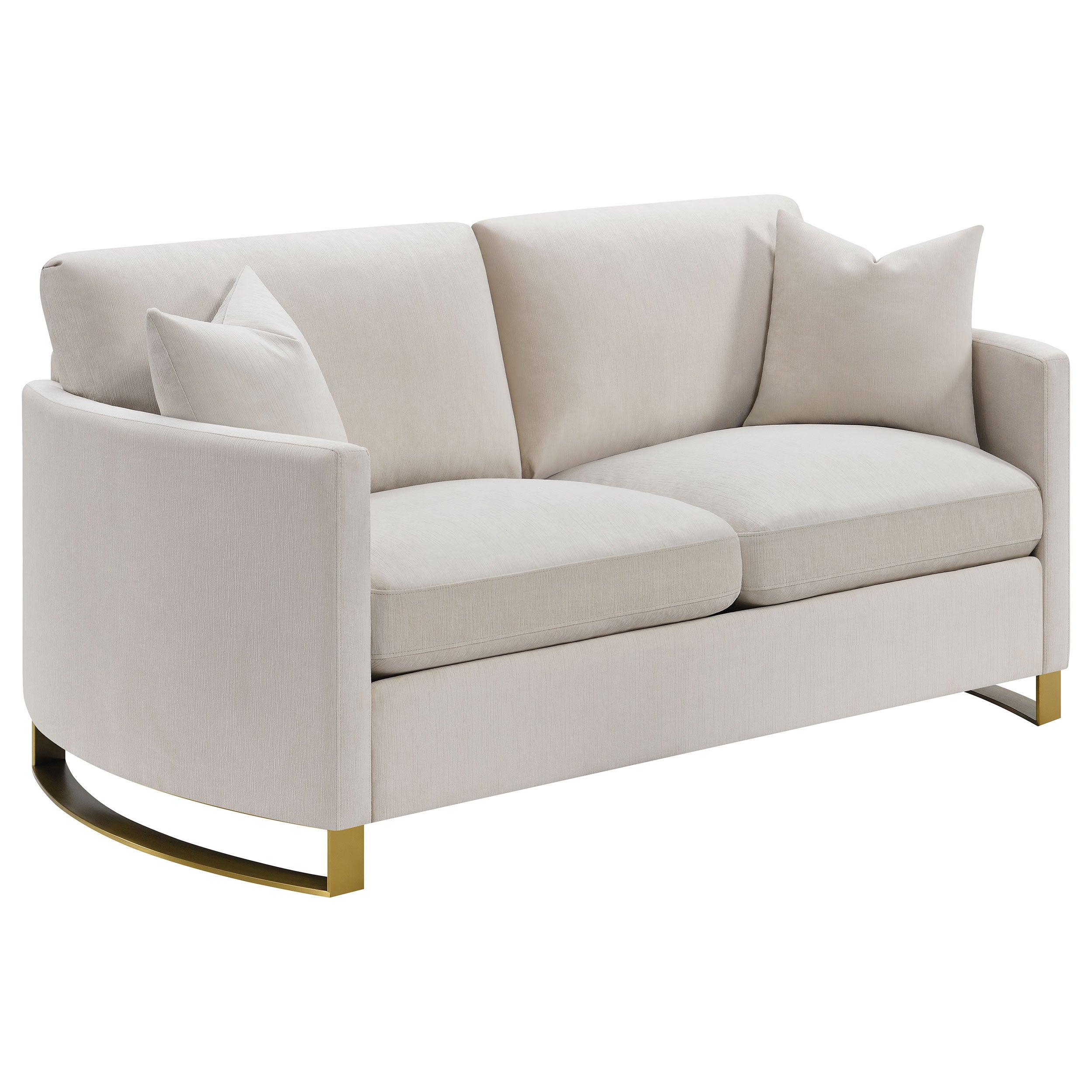 Corliss Velvet Upholstered Sofa Set
