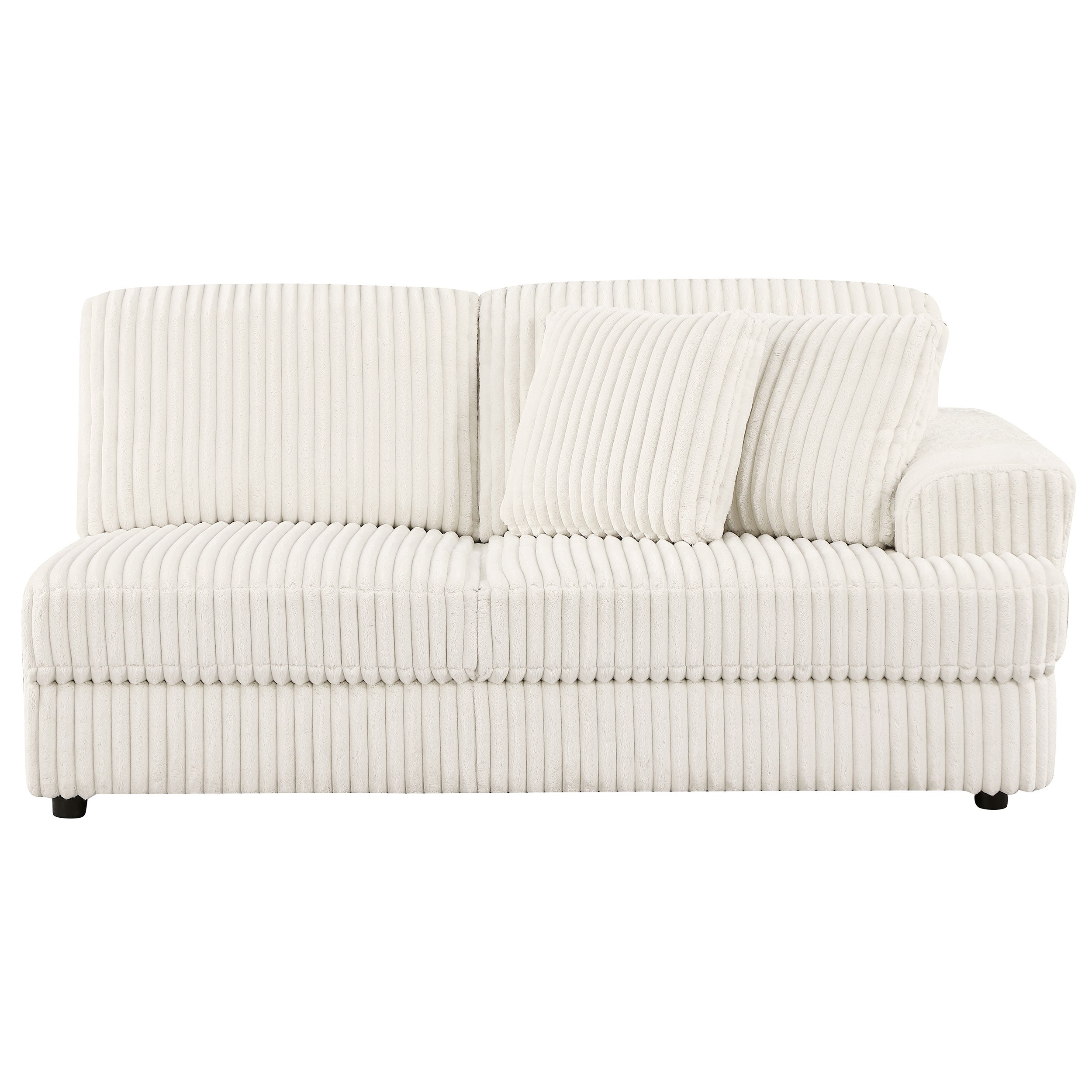 Emberson Upholstered Sectional Ivory