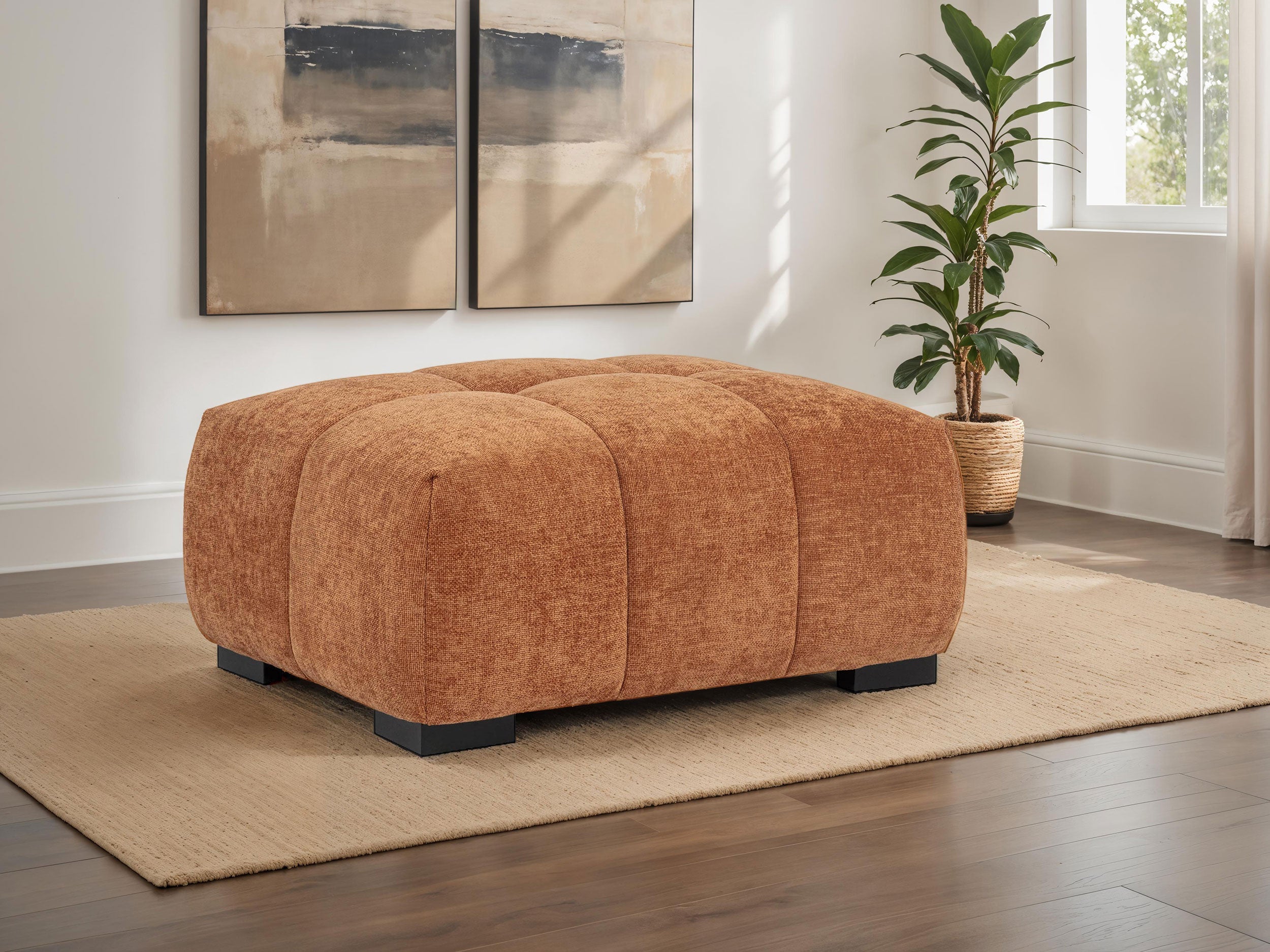 Octavia Upholstered Rectangular Ottoman