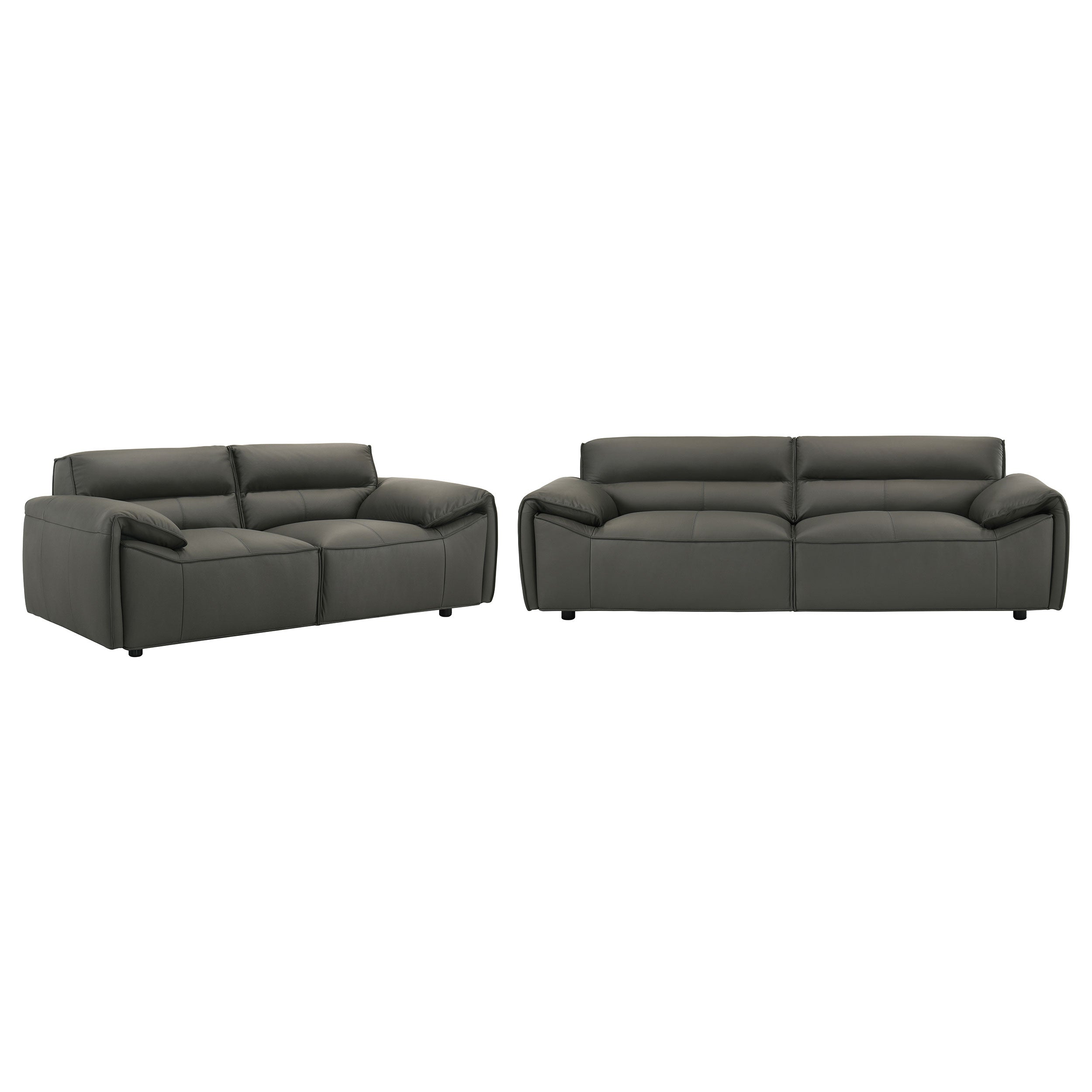 Buxton Leather Upholstered Sofa Set