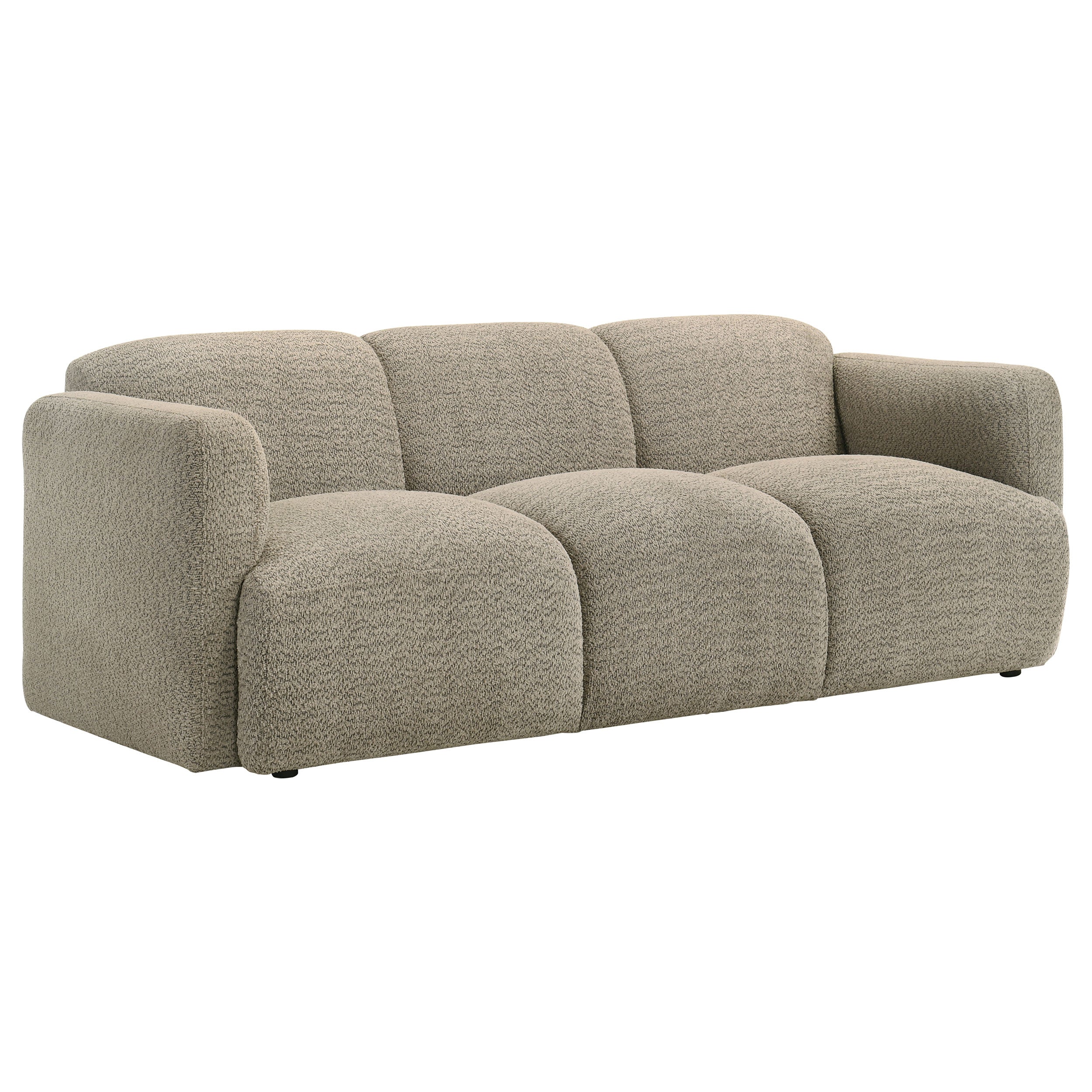 Dorset Fabric Upholstered Round Track Arm Sofa