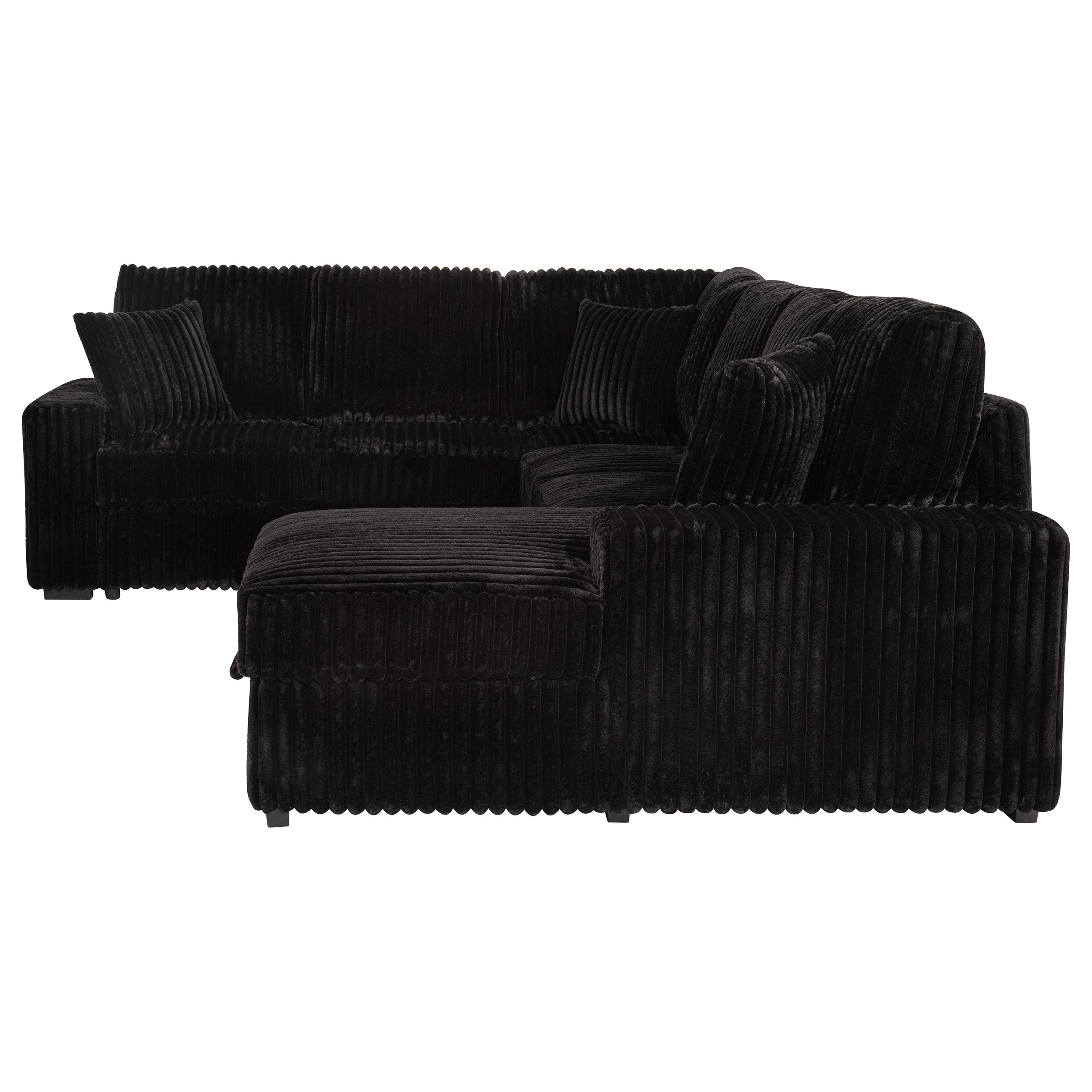 Devonshire Sleeper Sectional Sofa Storage Chaise