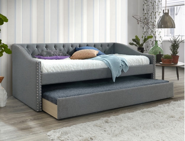 Loretta Tufted Daybed — Nailhead Trim