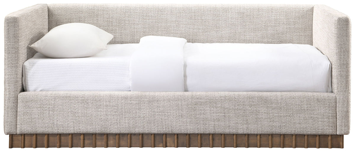 Teva Linen Textured Fabric Twin Daybed — Beige or Cream