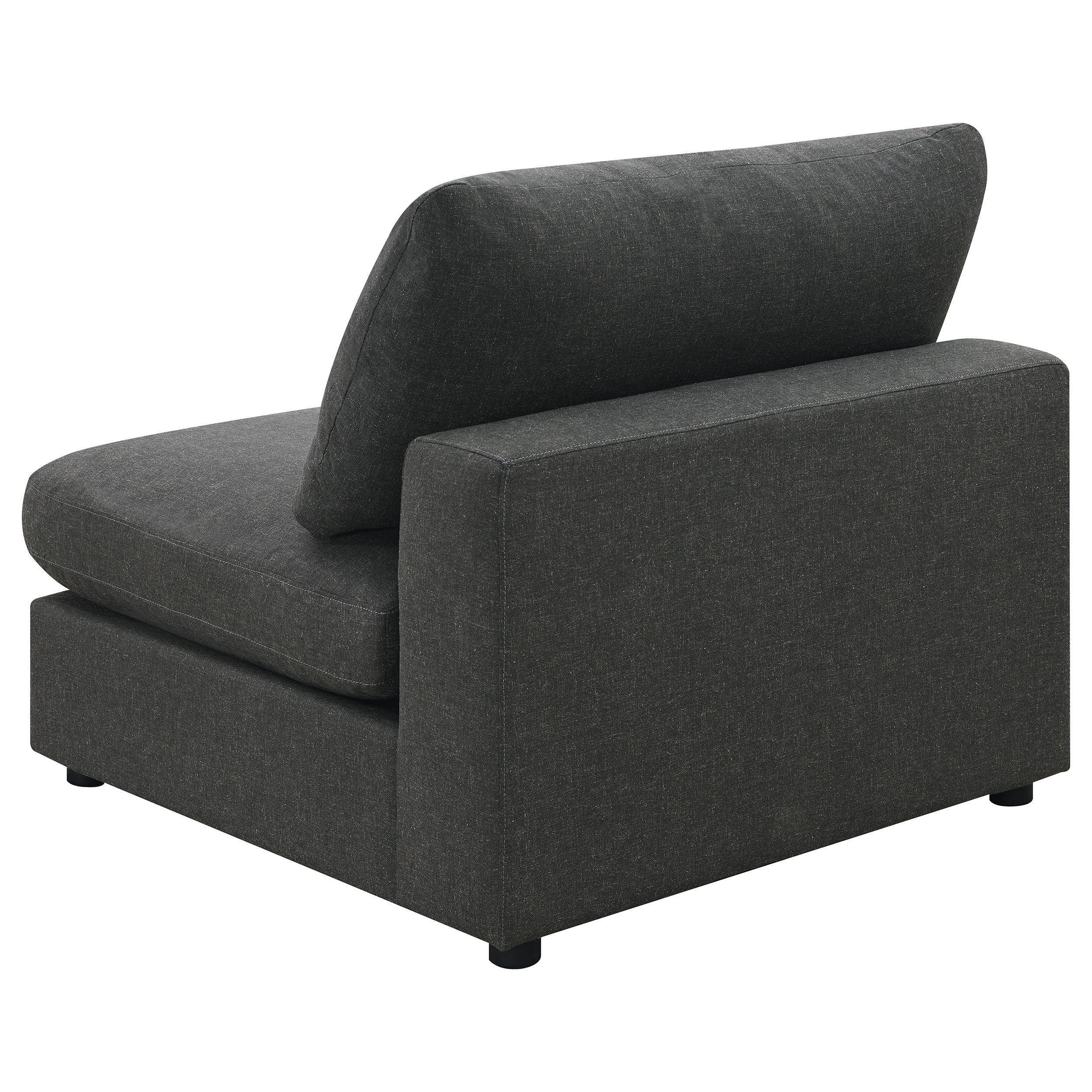 Serene Upholstered Modular Sectional Charcoal