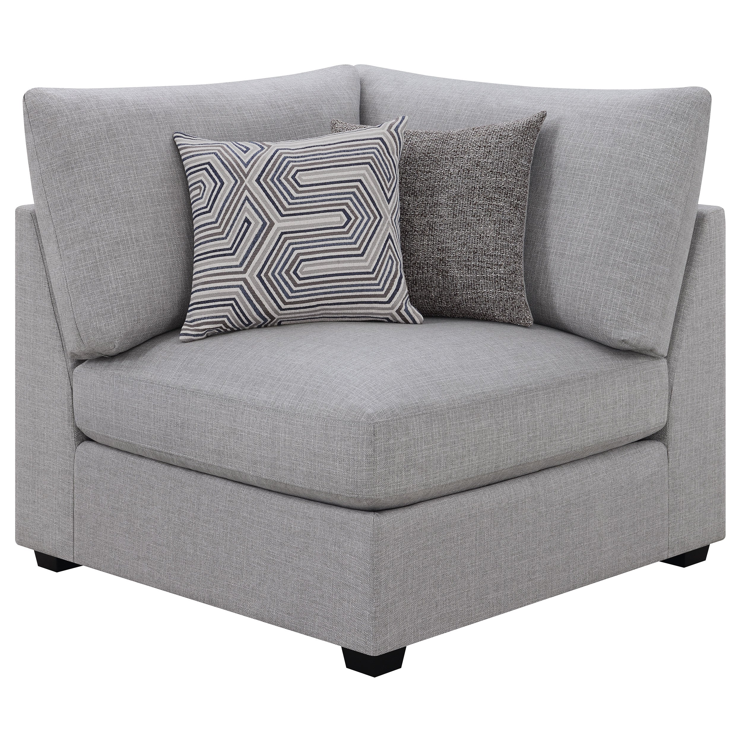 Cambria Upholstered Modular Sectional Sofa Grey
