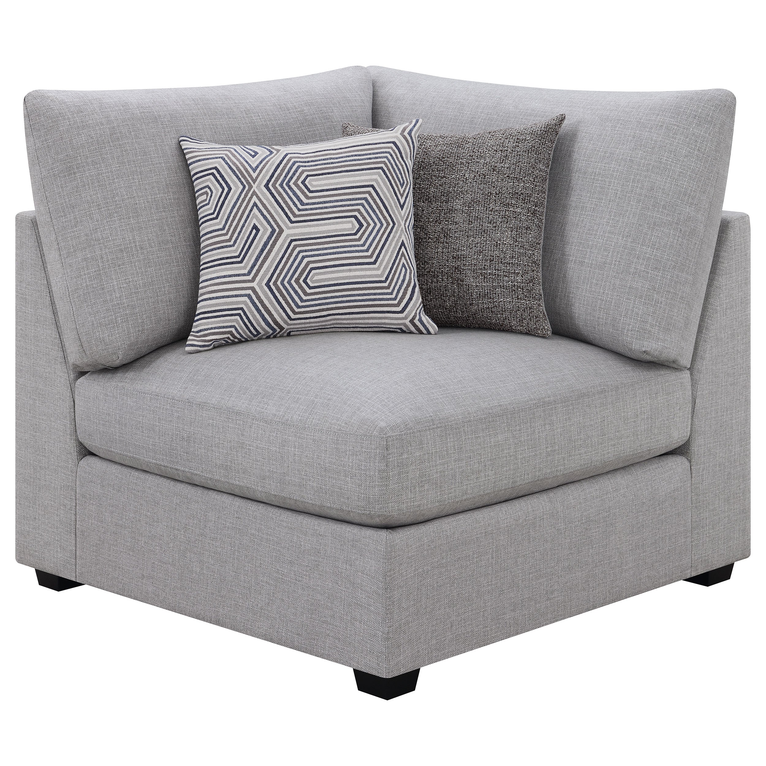 Cambria Upholstered Modular Sectional Sofa Grey