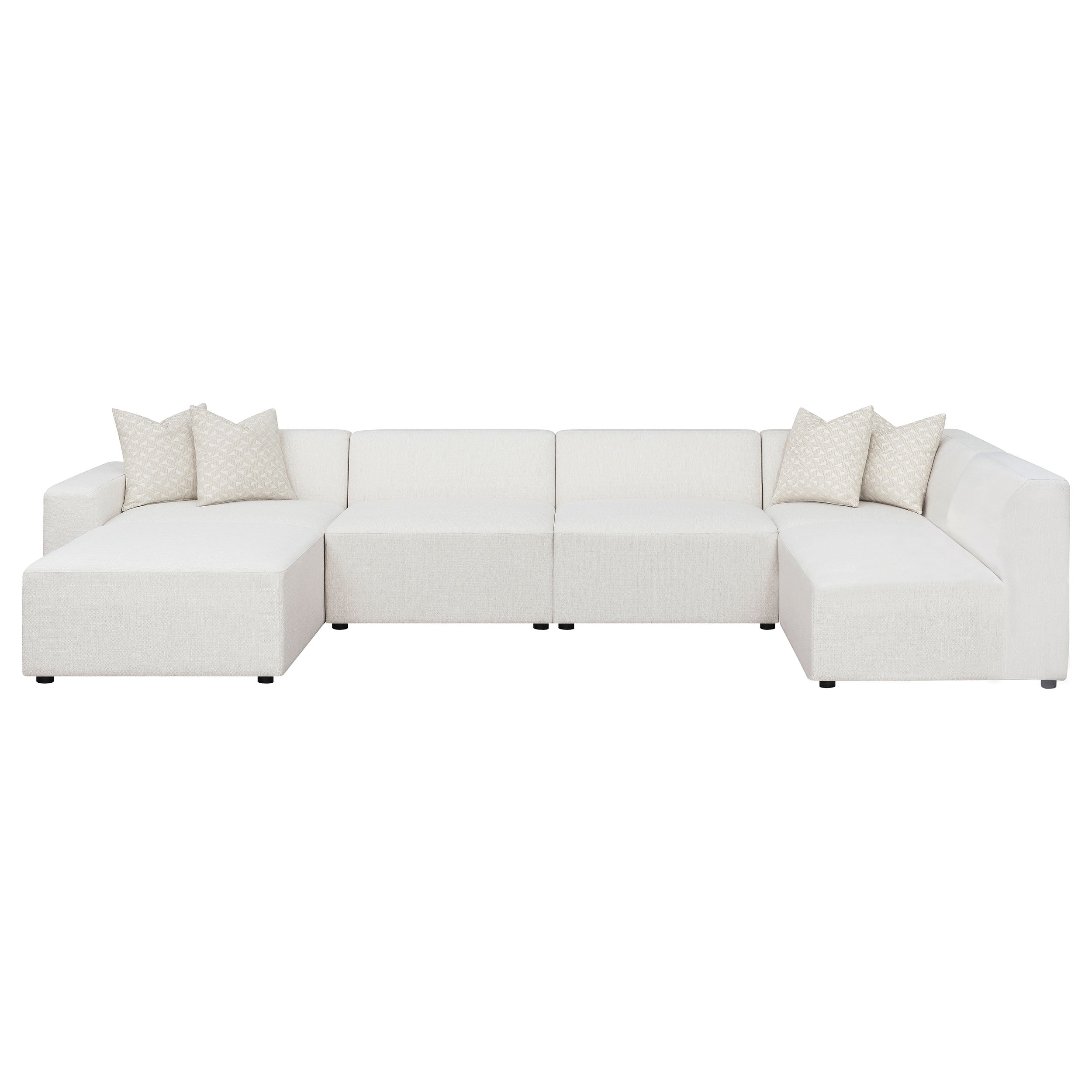 Freddie Upholstered Modular Sectional Pearl