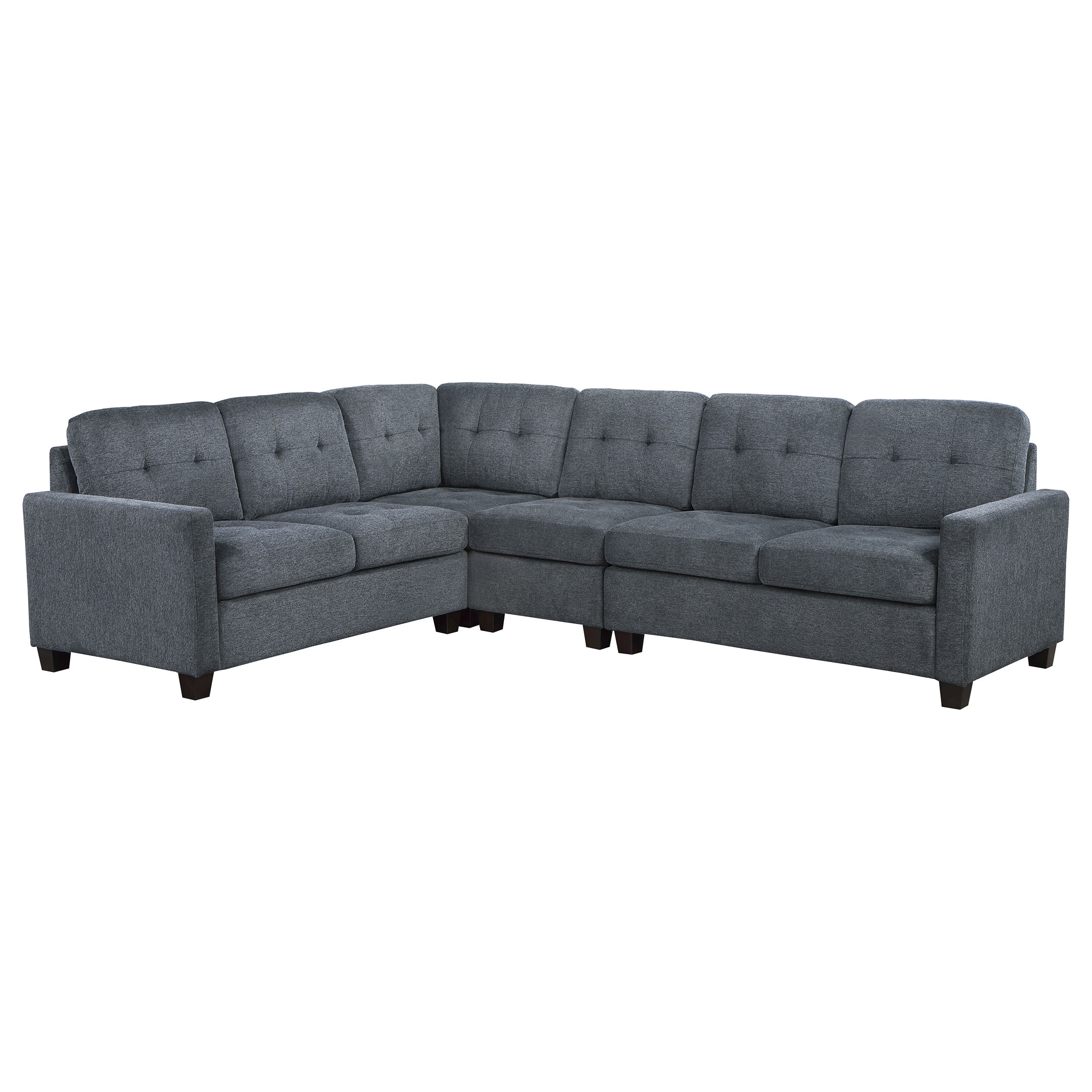 Georgina Upholstered Modular Sectional Steel