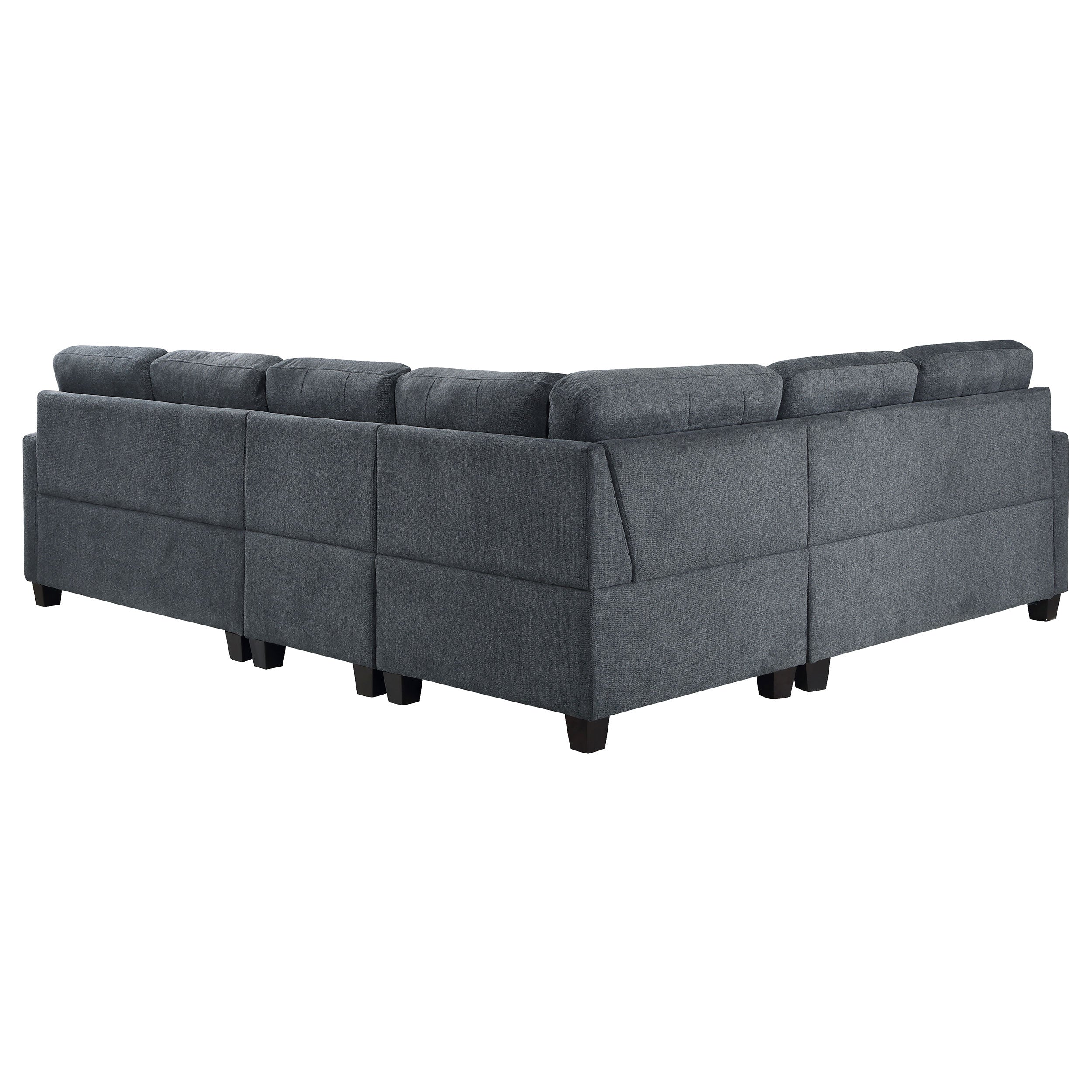 Georgina Upholstered Modular Sectional Steel