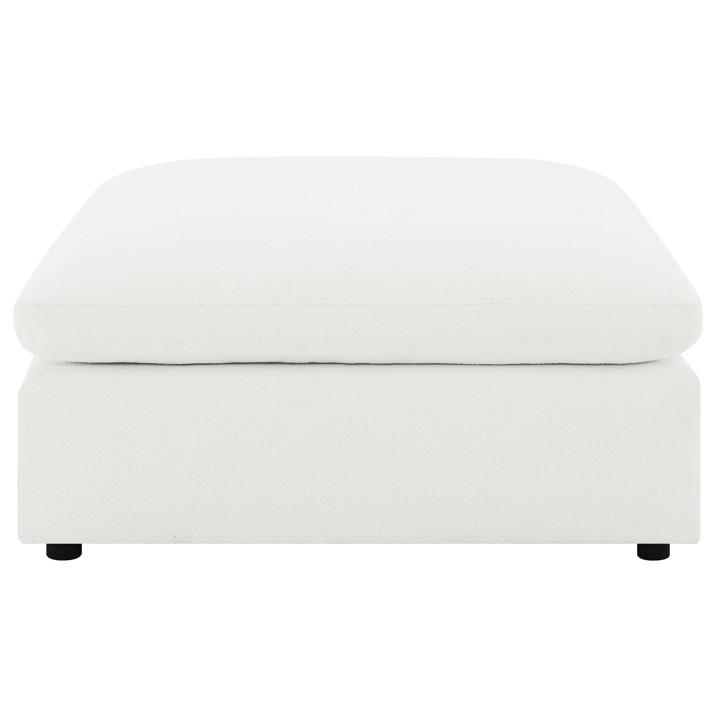 Raleigh Boucle Upholstered Ottoman