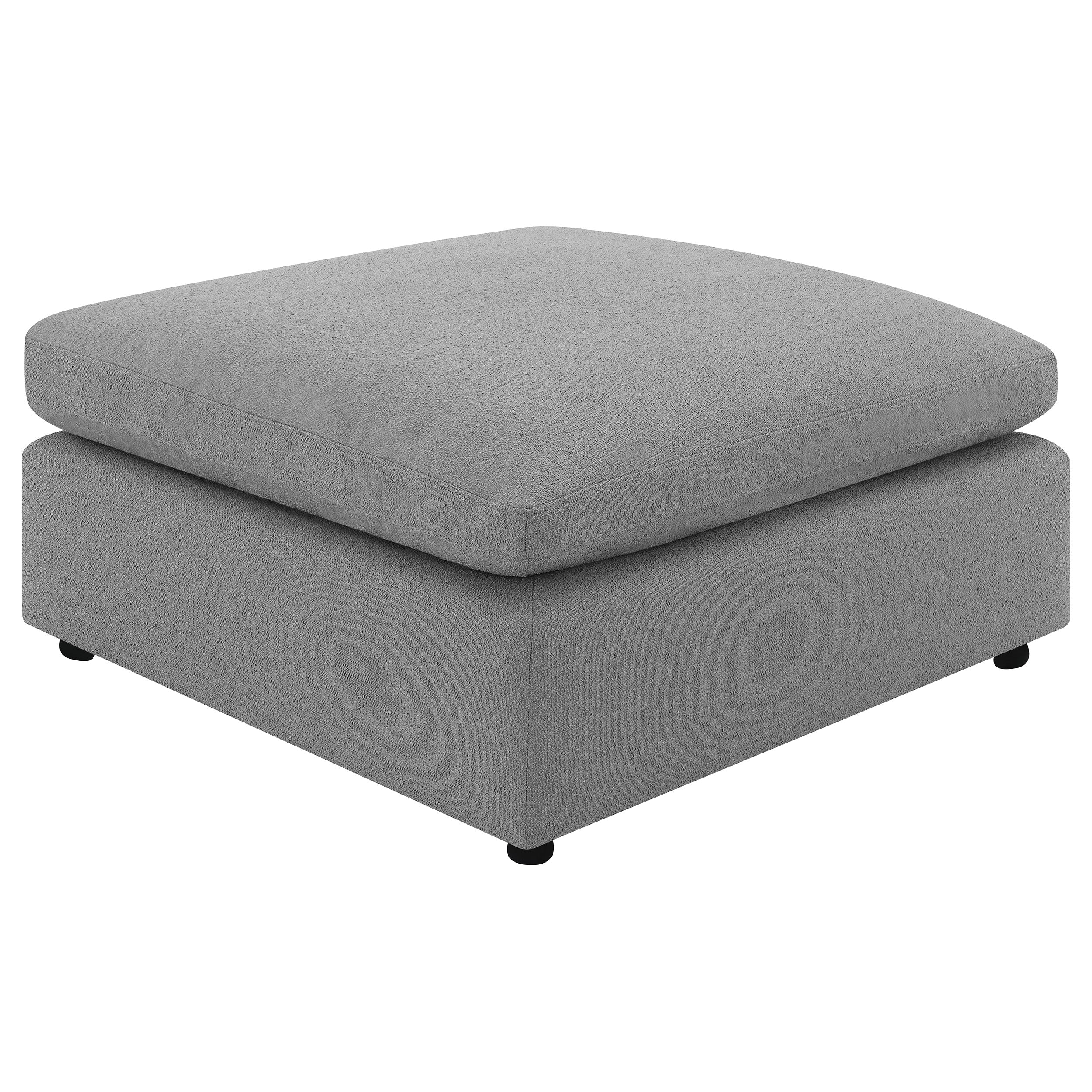 Raleigh Boucle Upholstered Ottoman