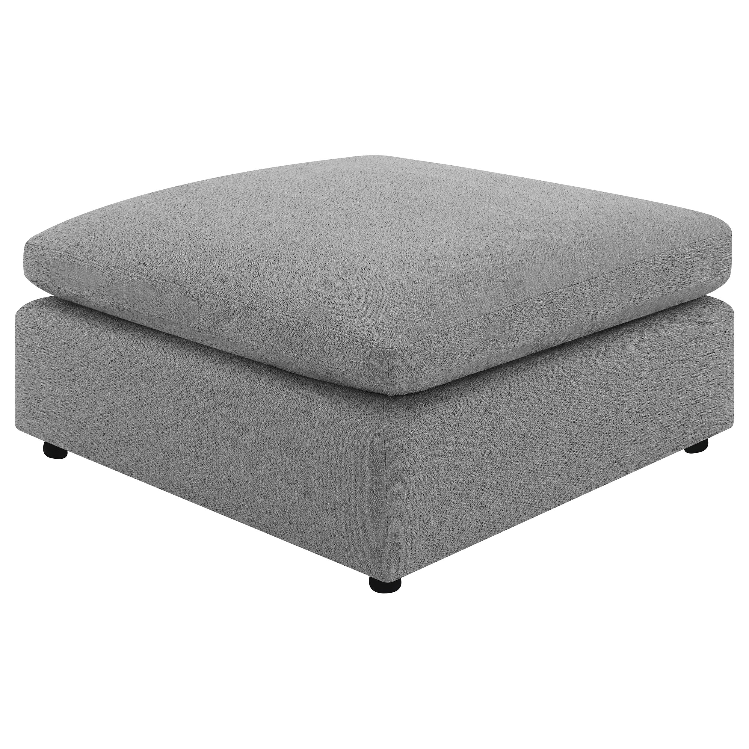Raleigh Boucle Upholstered Ottoman