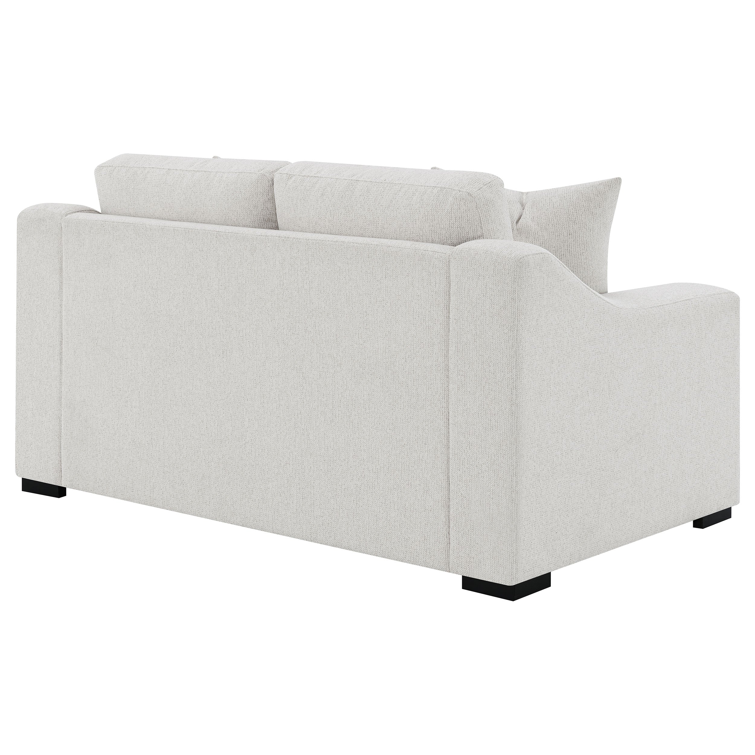 Ashlyn Upholstered Sloped Arm Sofa Set