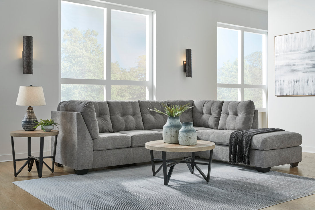 Ashley 553-05 Sectional — LAF Sofa & RAF Chaise