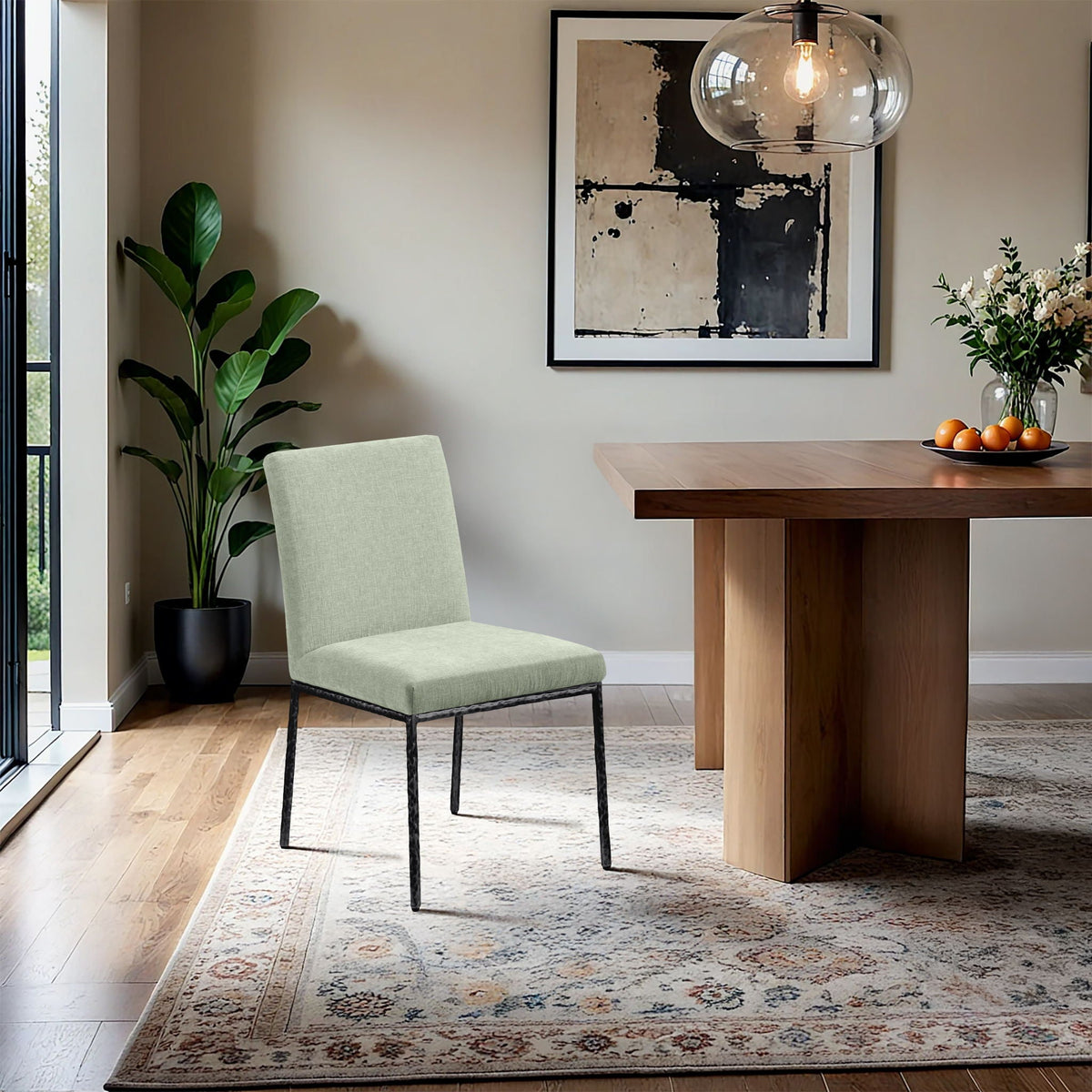 Reeves - Dining Side Chair (Set of 2) with Black Base