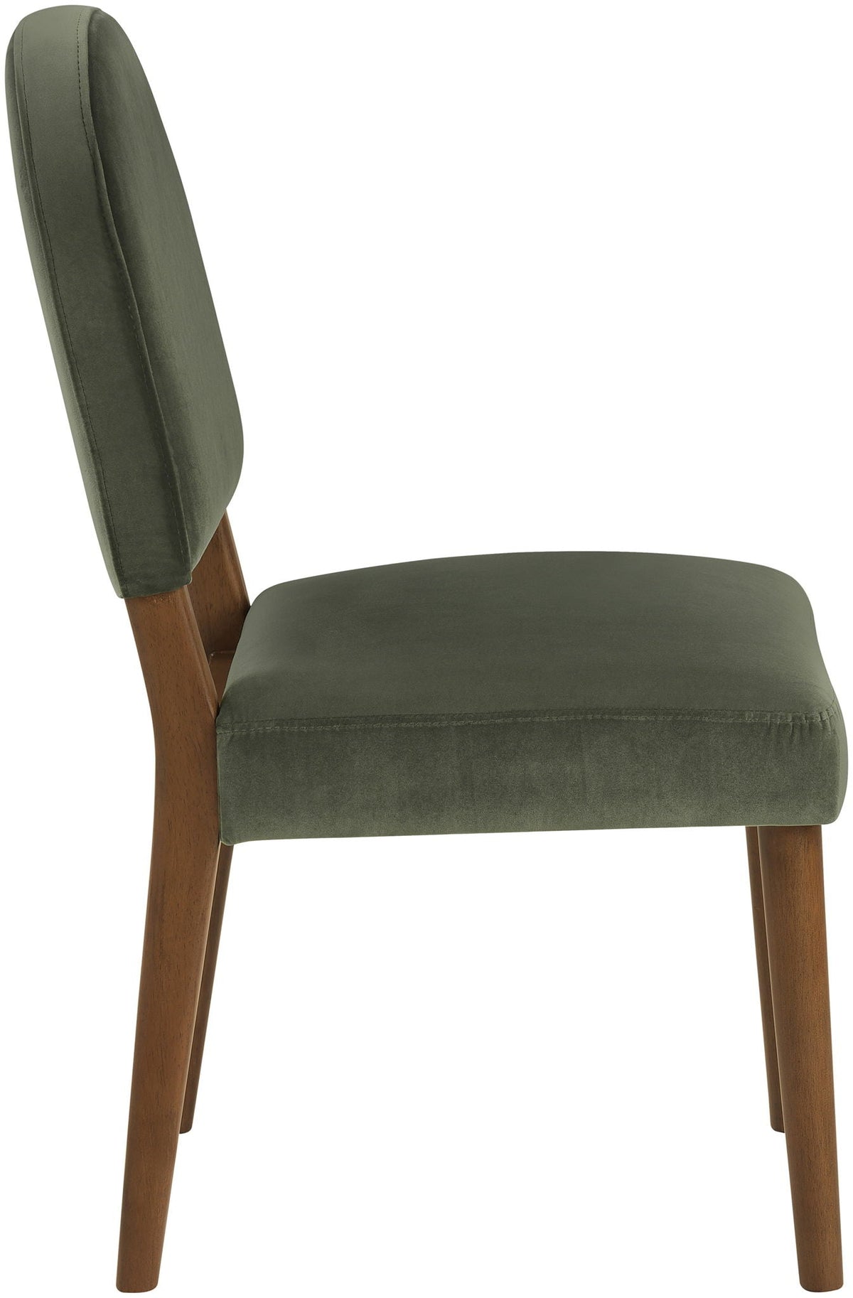 Varinelle - Velvet Dining Chair (Set of 2) with Walnut Frame