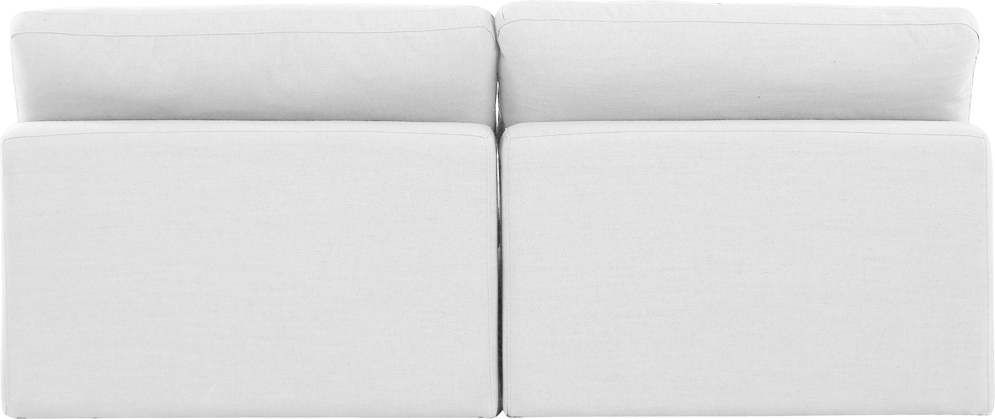 Comfy - Linen Modular Armless Sofa 2 Seats