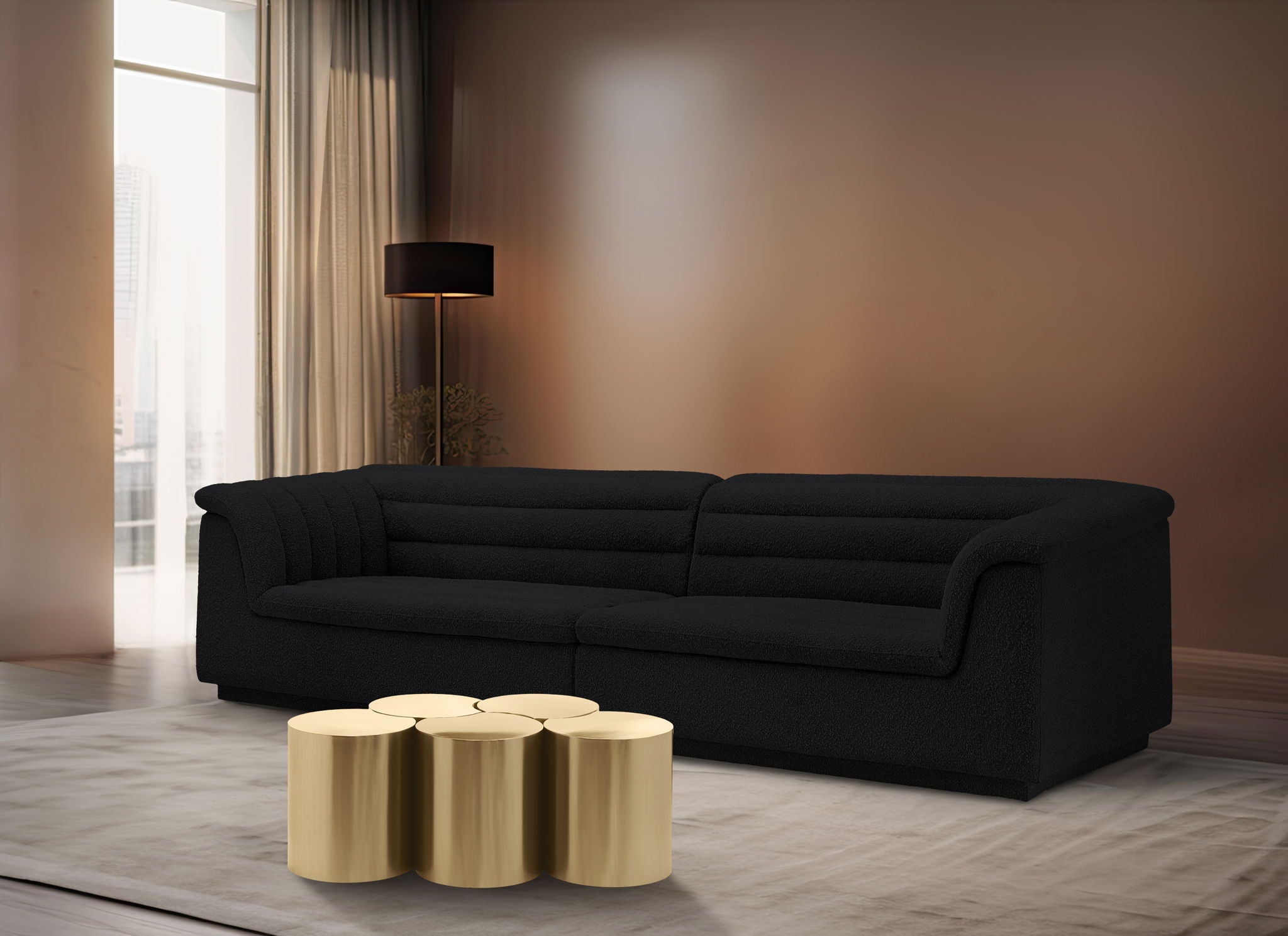 Dimple - 5 Piece Modular Coffee Table