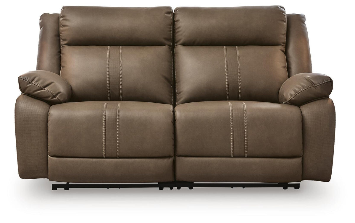 Max-Momentum Biscotti Power Reclining Sectional — 2-Piece Power Reclining Sectional Loveseat