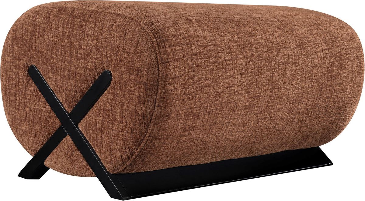 Akira - Fabric Upholstered Ottoman - Ottoman