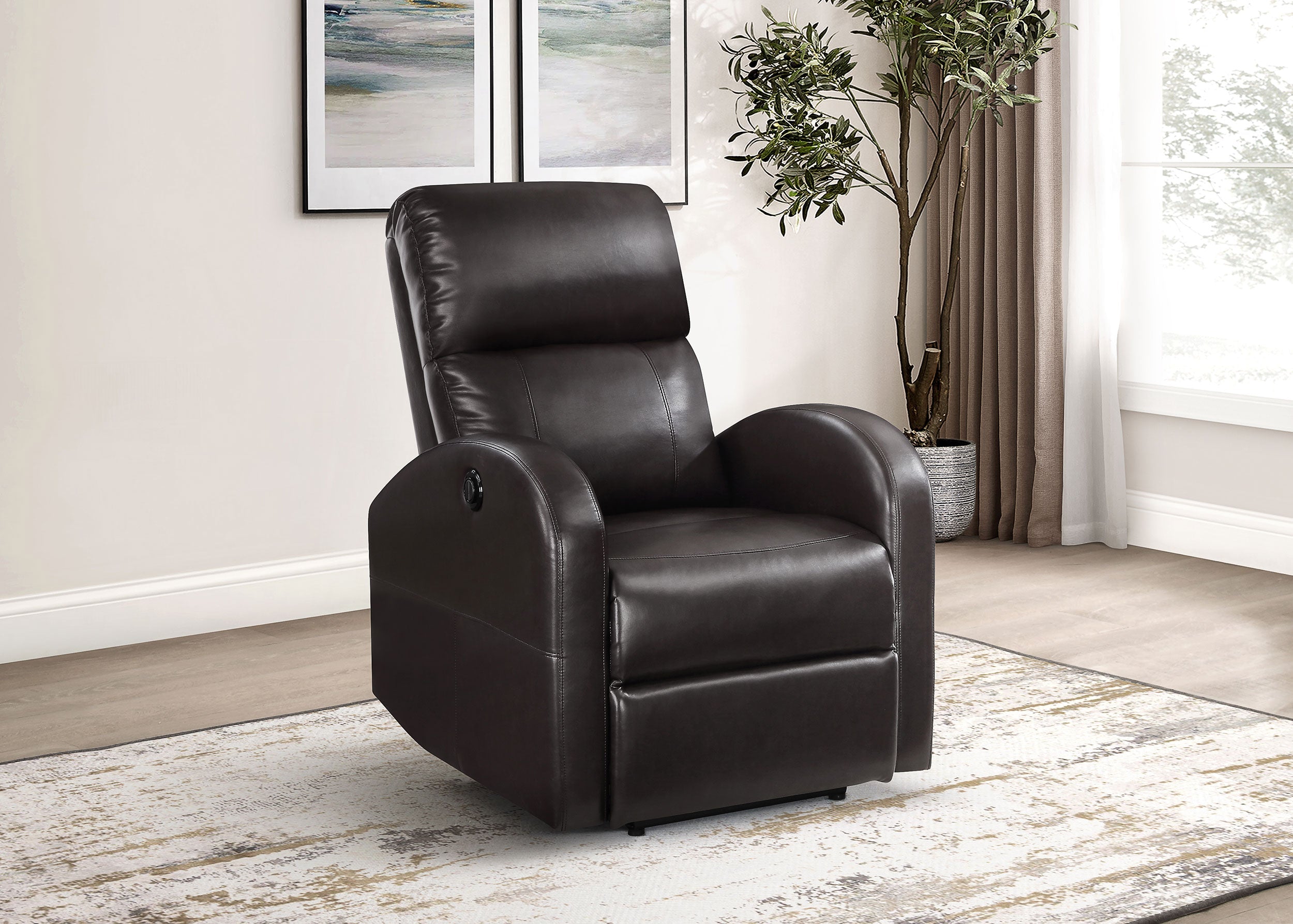 Grant Upholstered Power Recliner Chair