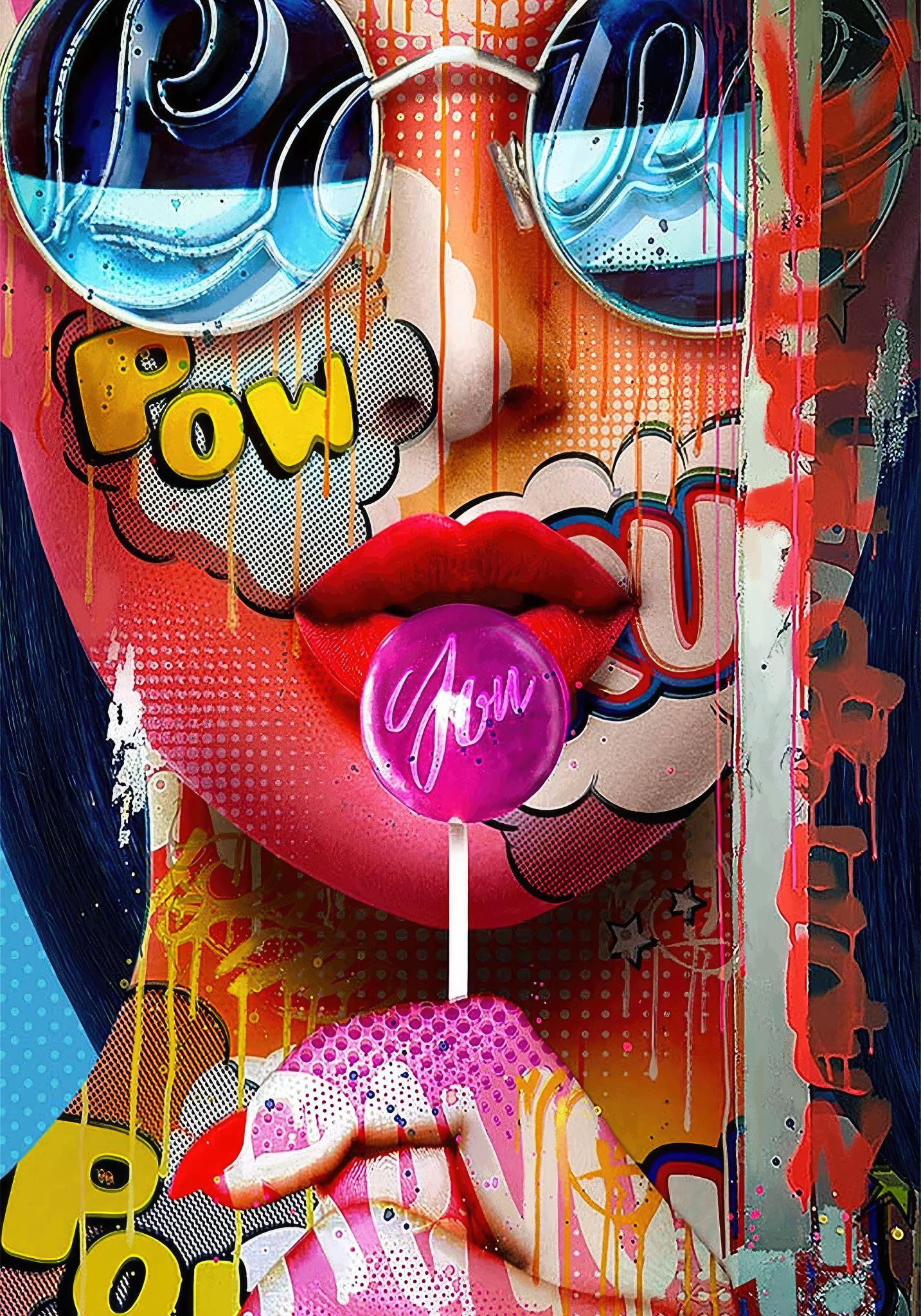 Pow Giclee Canvas