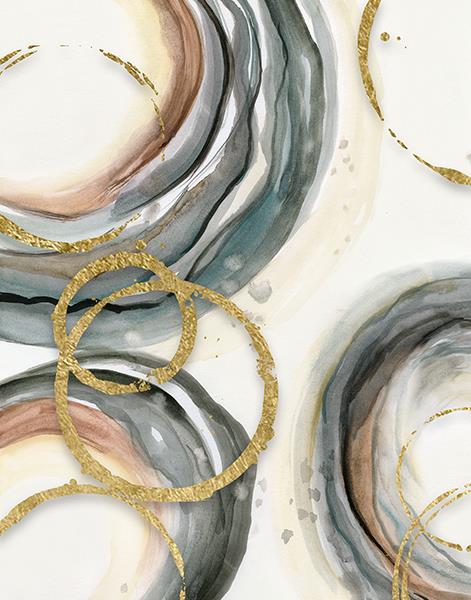 Gold Elasticity I By Nan Giclee Canvas