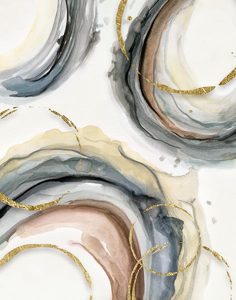 Gold Elasticity Ii By Nan Giclee Canvas