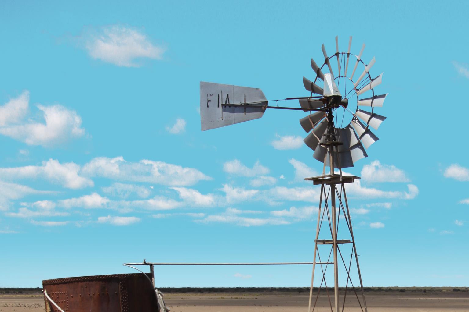 Windmill In The Field By Anna Coppel Giclee Canvas
