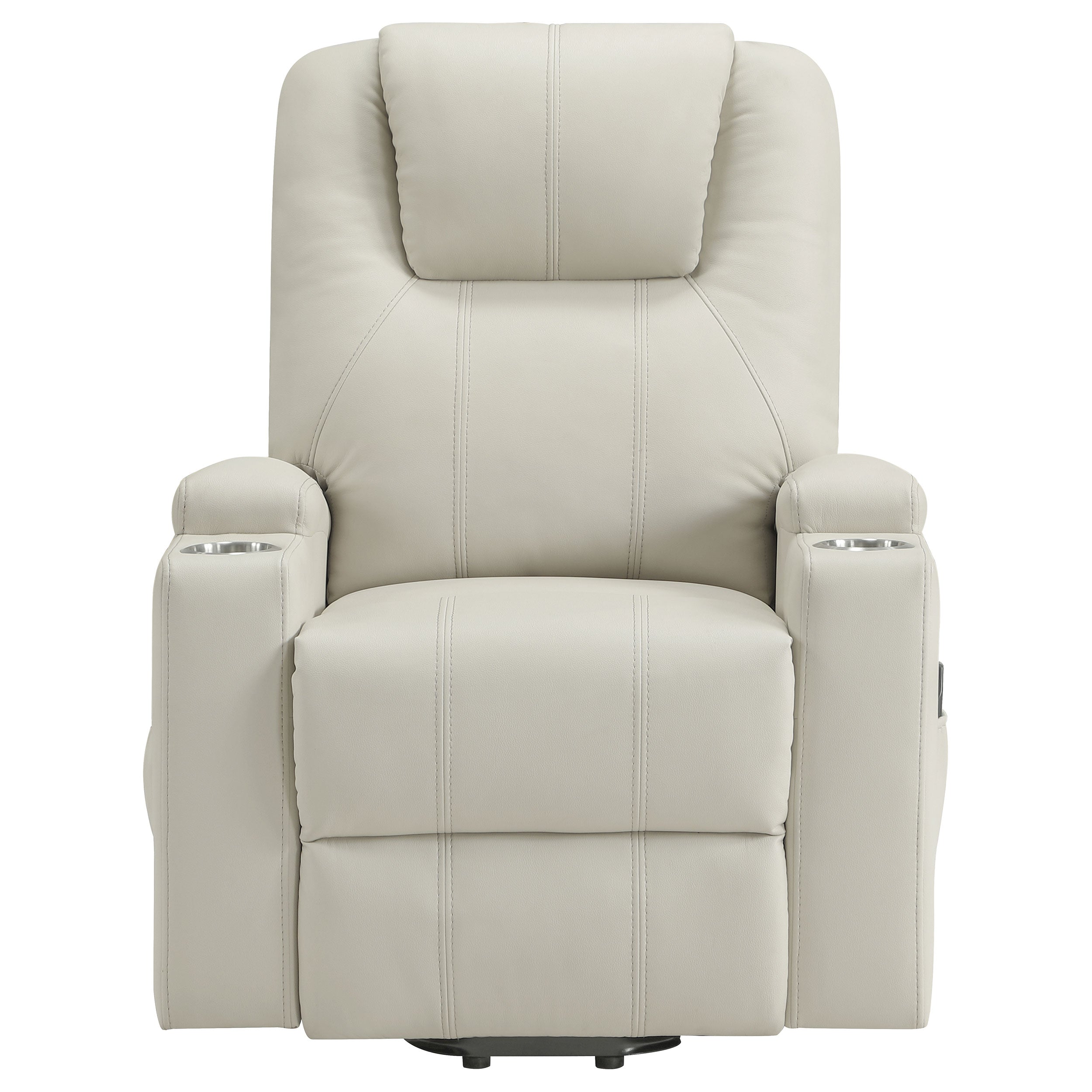 Armstrong Upholstered Power Lift Massage Recliner
