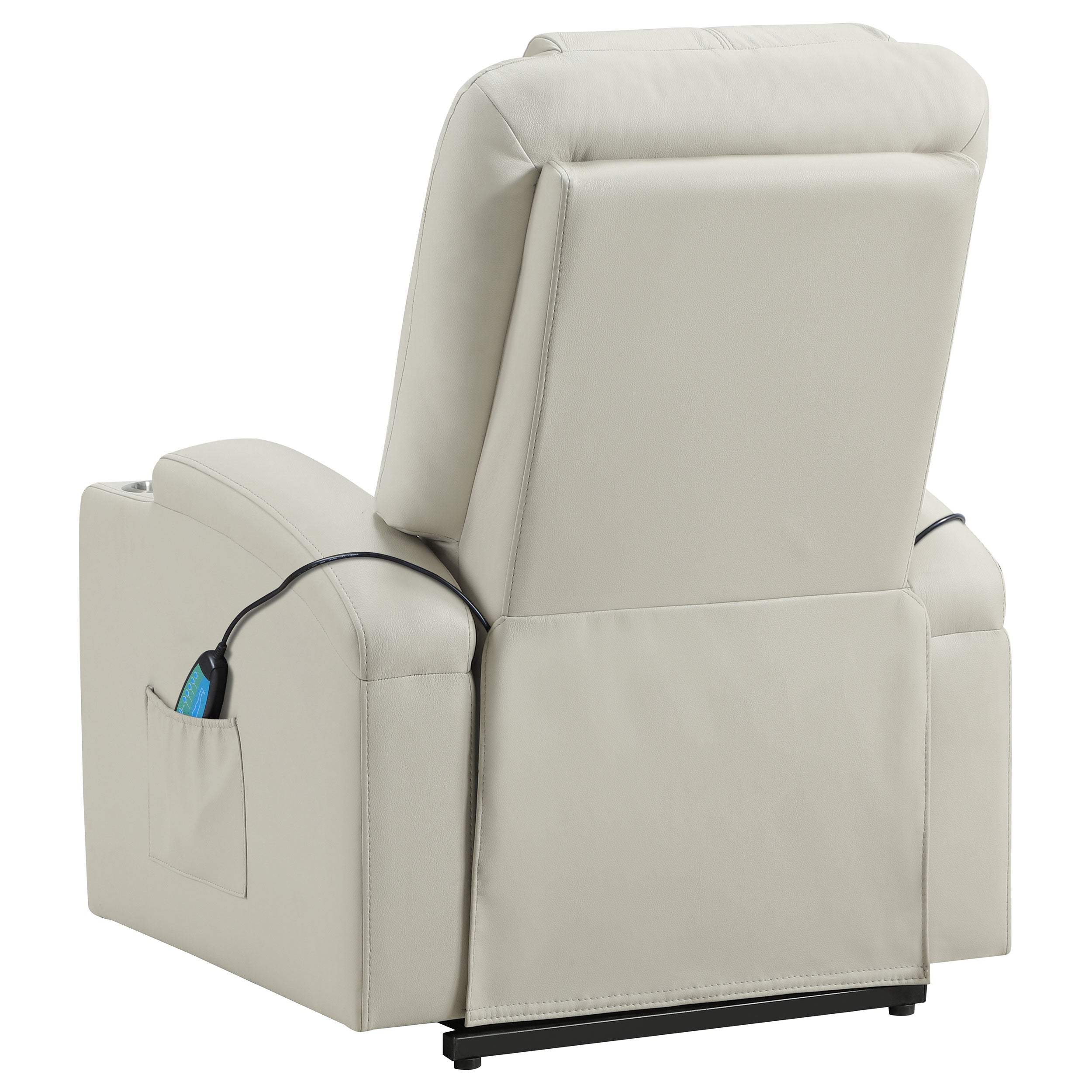 Armstrong Upholstered Power Lift Massage Recliner