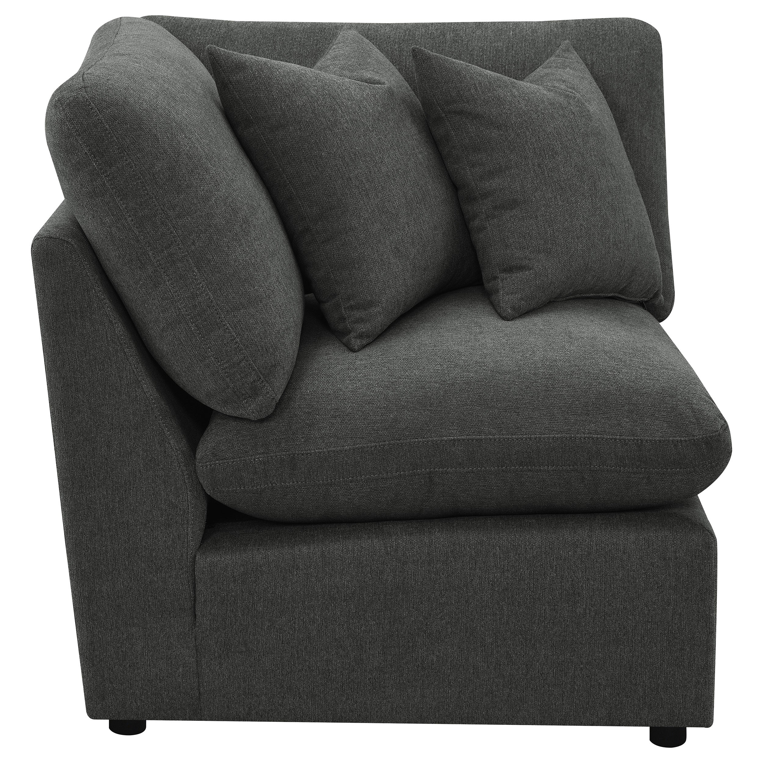 Collins Modular Power Armless Recliner Dark Grey