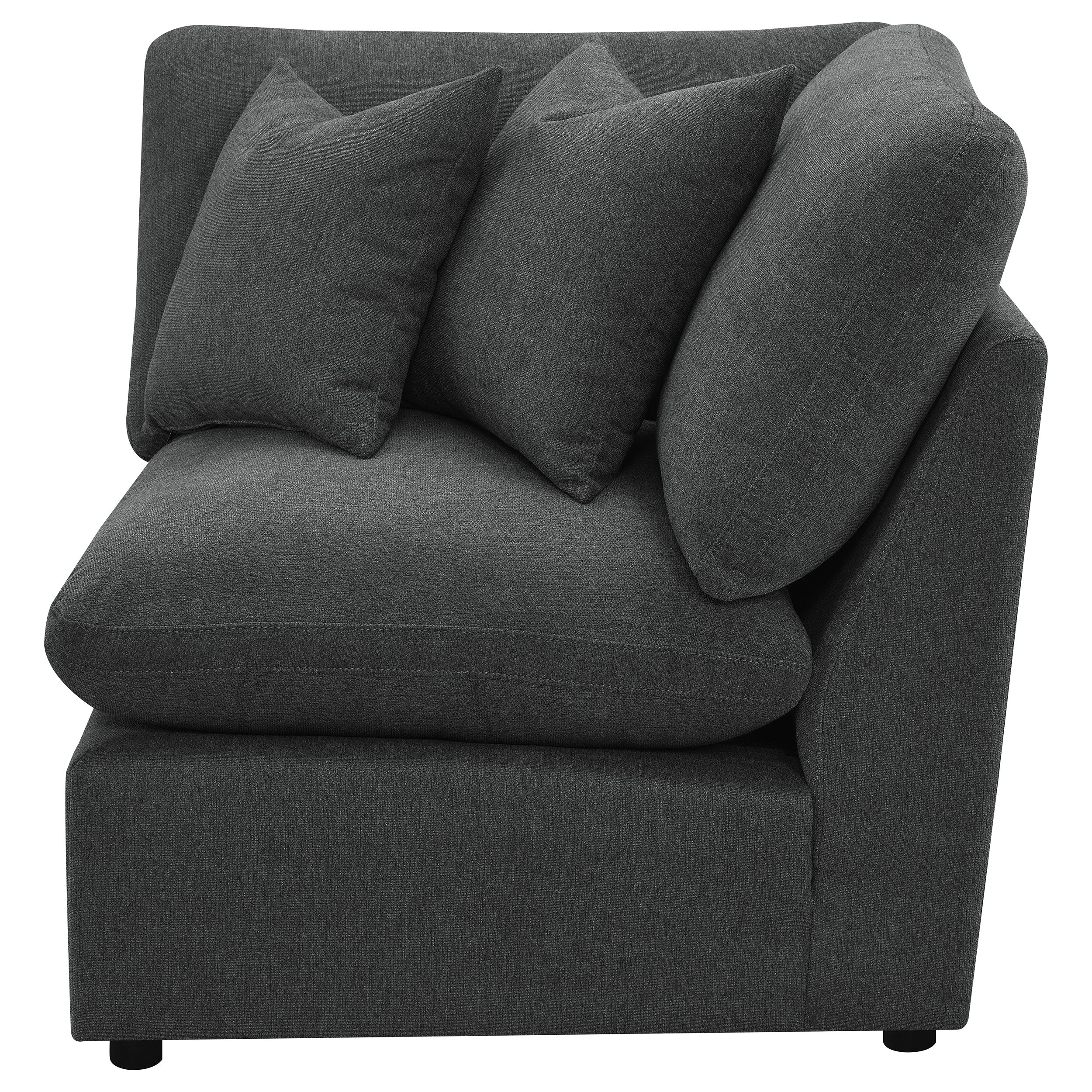 Collins Modular Power Armless Recliner Dark Grey