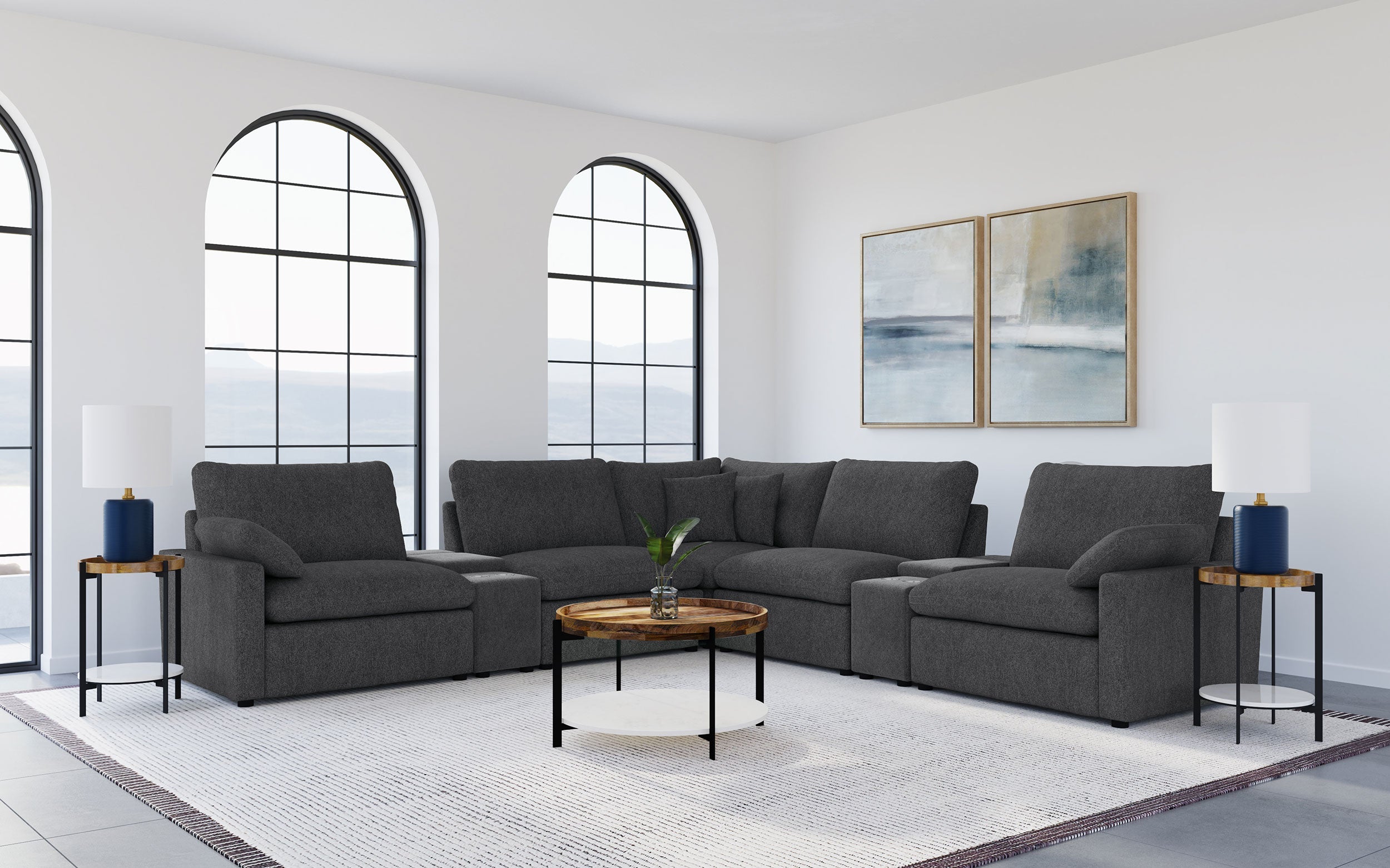 Collins Modular Power Reclining Sectional