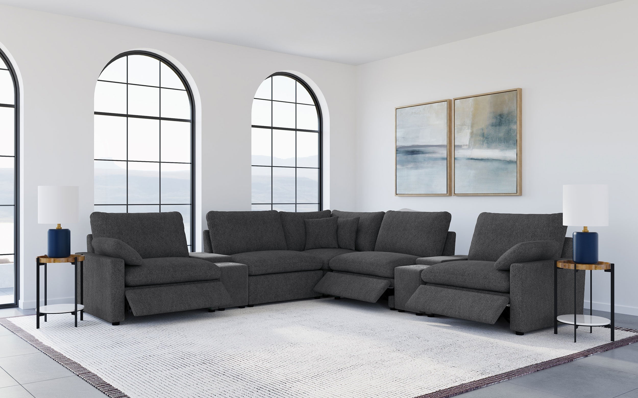 Collins Modular Power Reclining Sectional