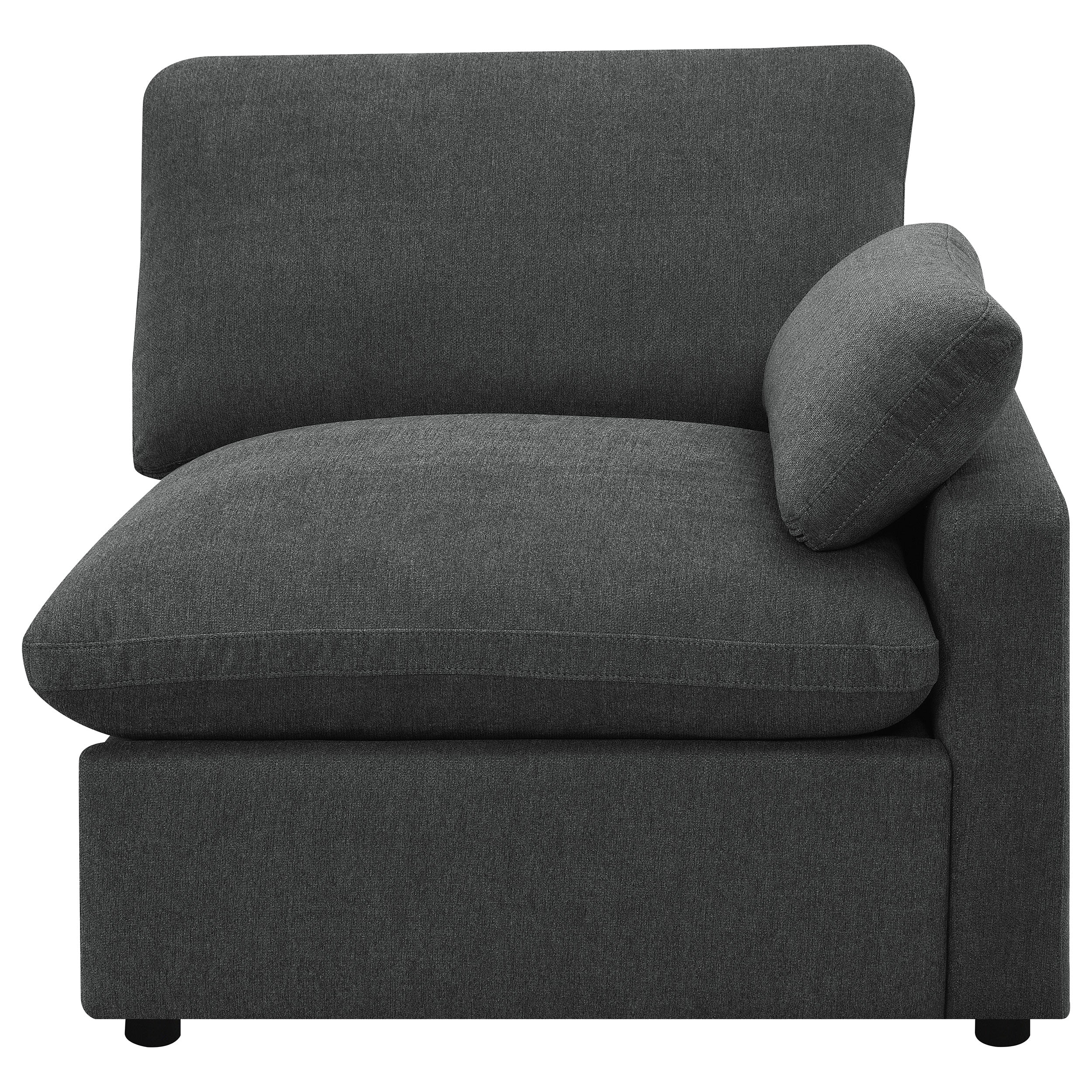 Collins Modular Power Armless Recliner Dark Grey