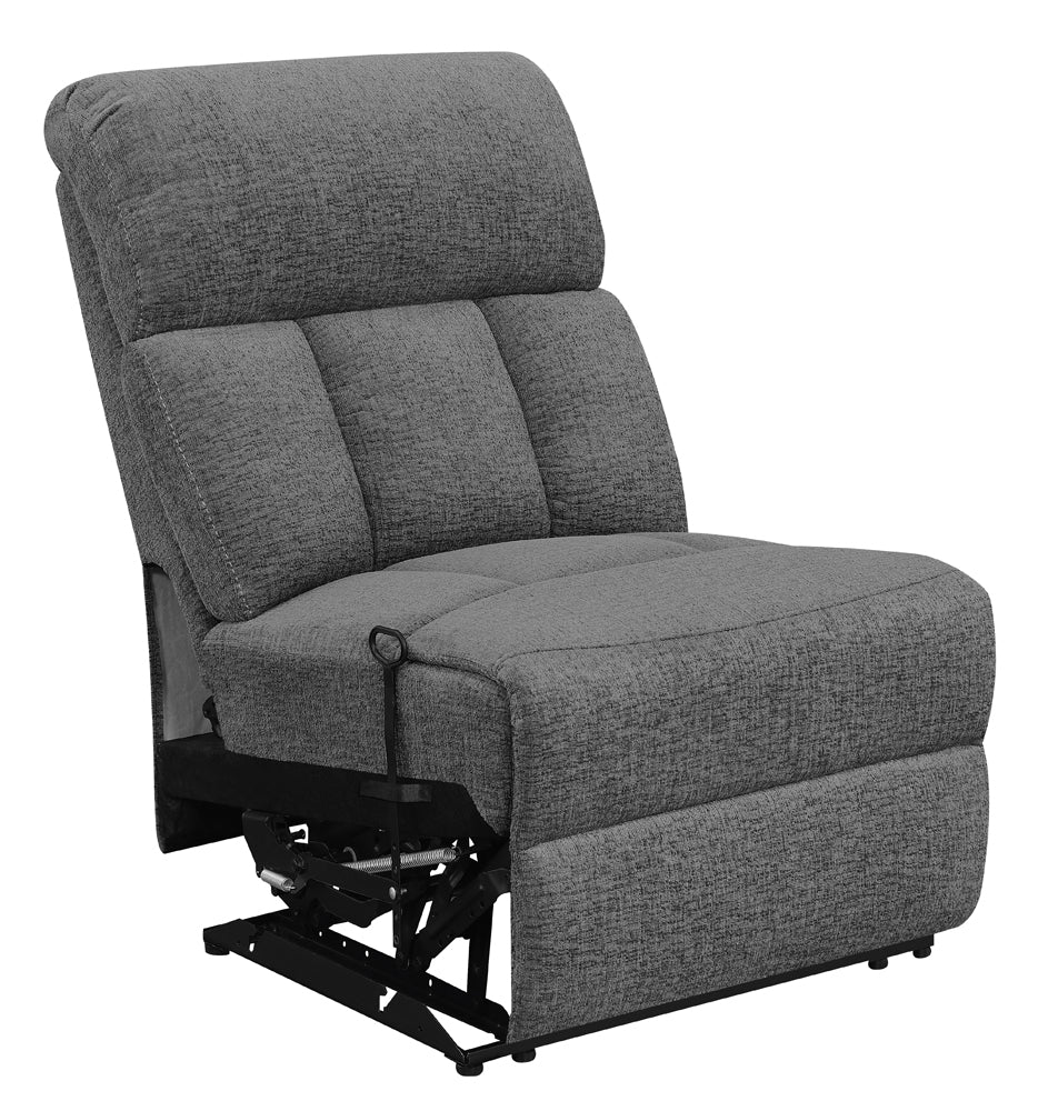 Bahrain UpholsteredRecliner Charcoal
