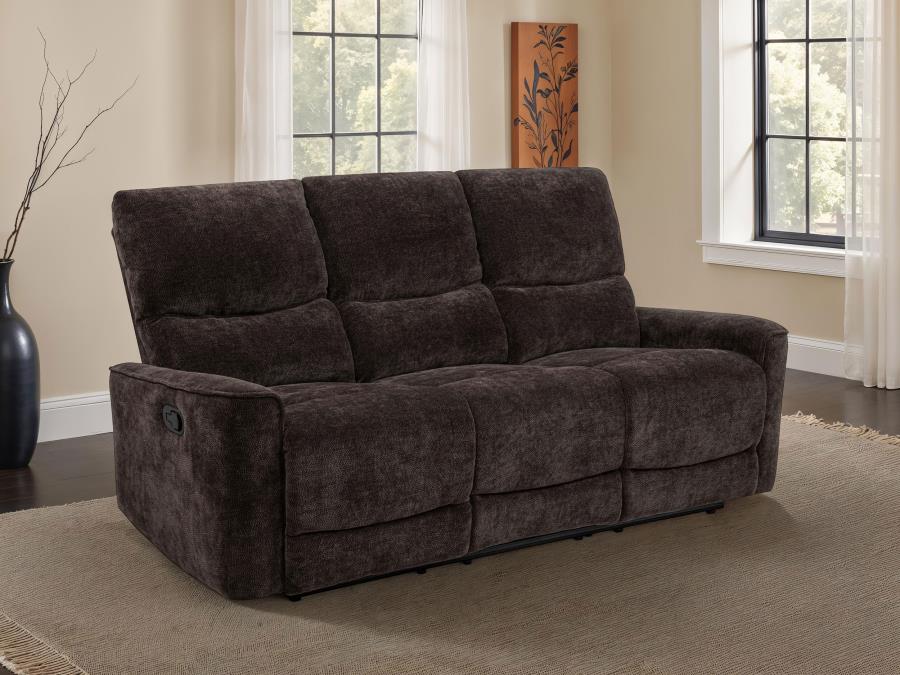 Navarro Chenille Upholstered Reclining Sofa