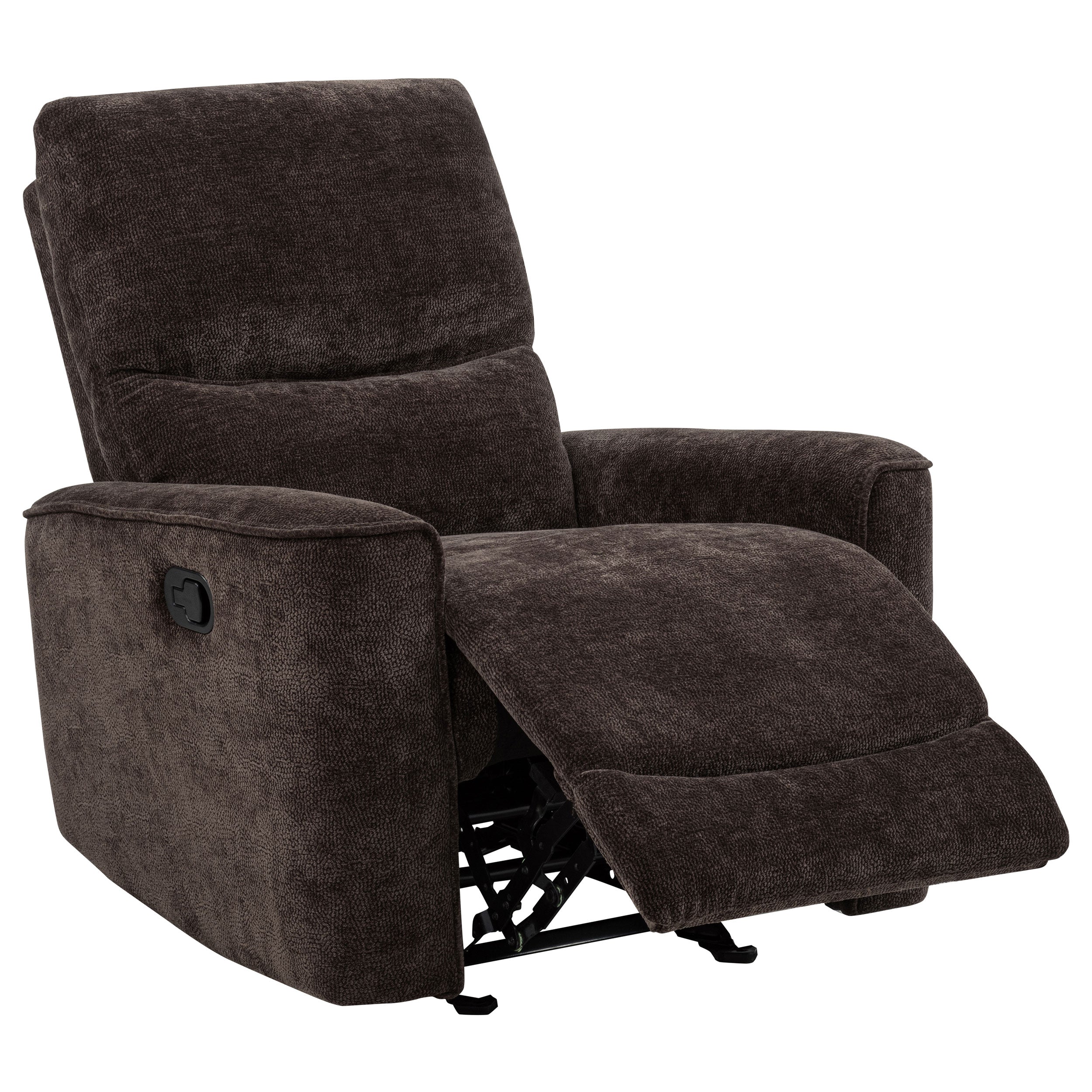Navarro Chenille Upholstered Glider Recliner