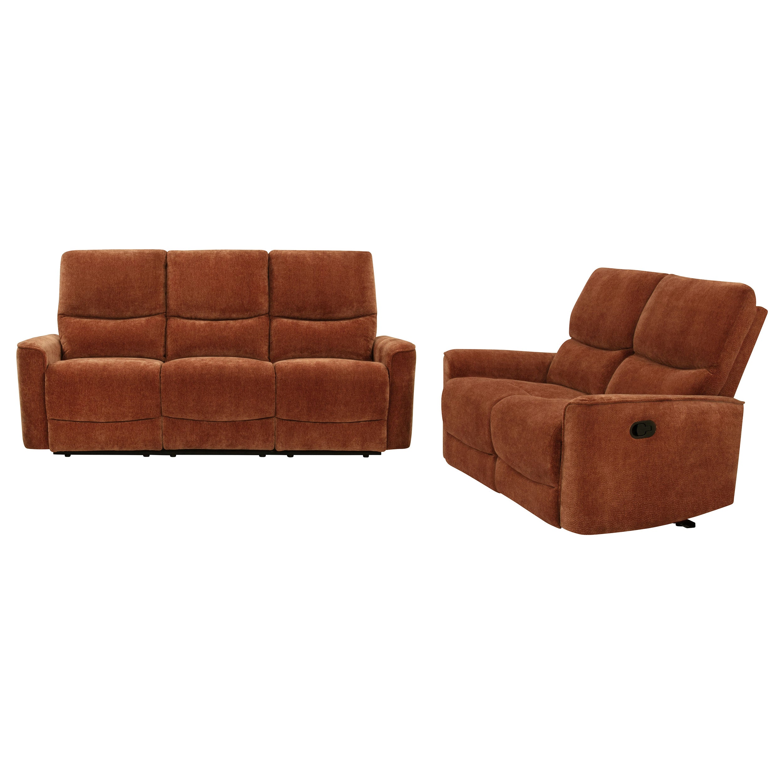 Navarro Upholstered Reclining Sofa Set
