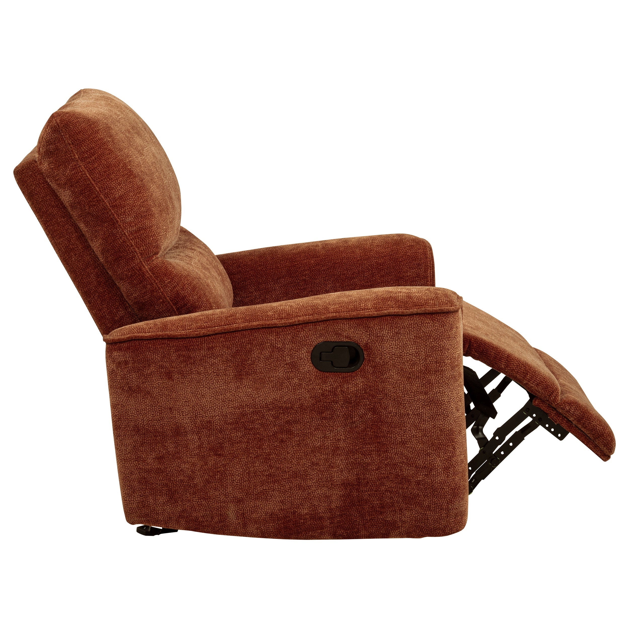 Navarro Chenille Upholstered Glider Recliner