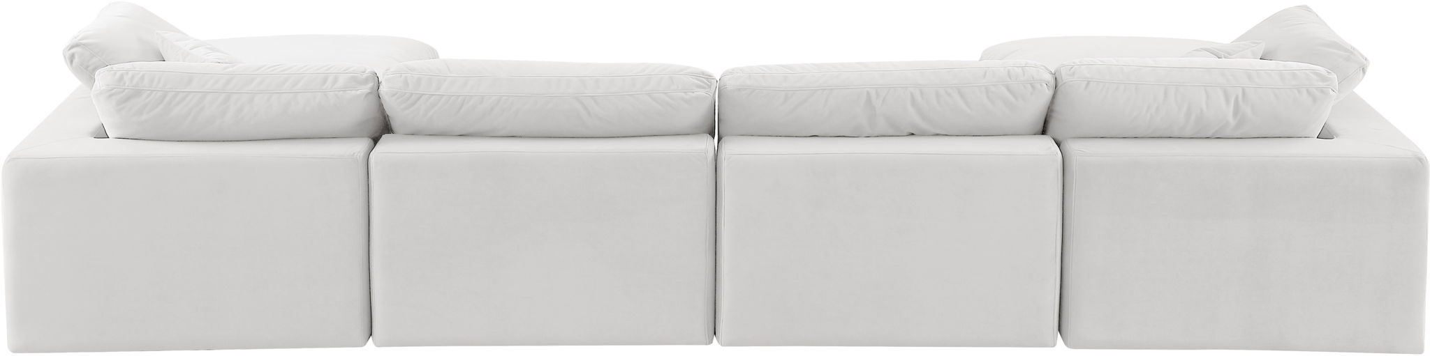 Comfy - 6 Piece Velvet Modular Double Chaise Sectional