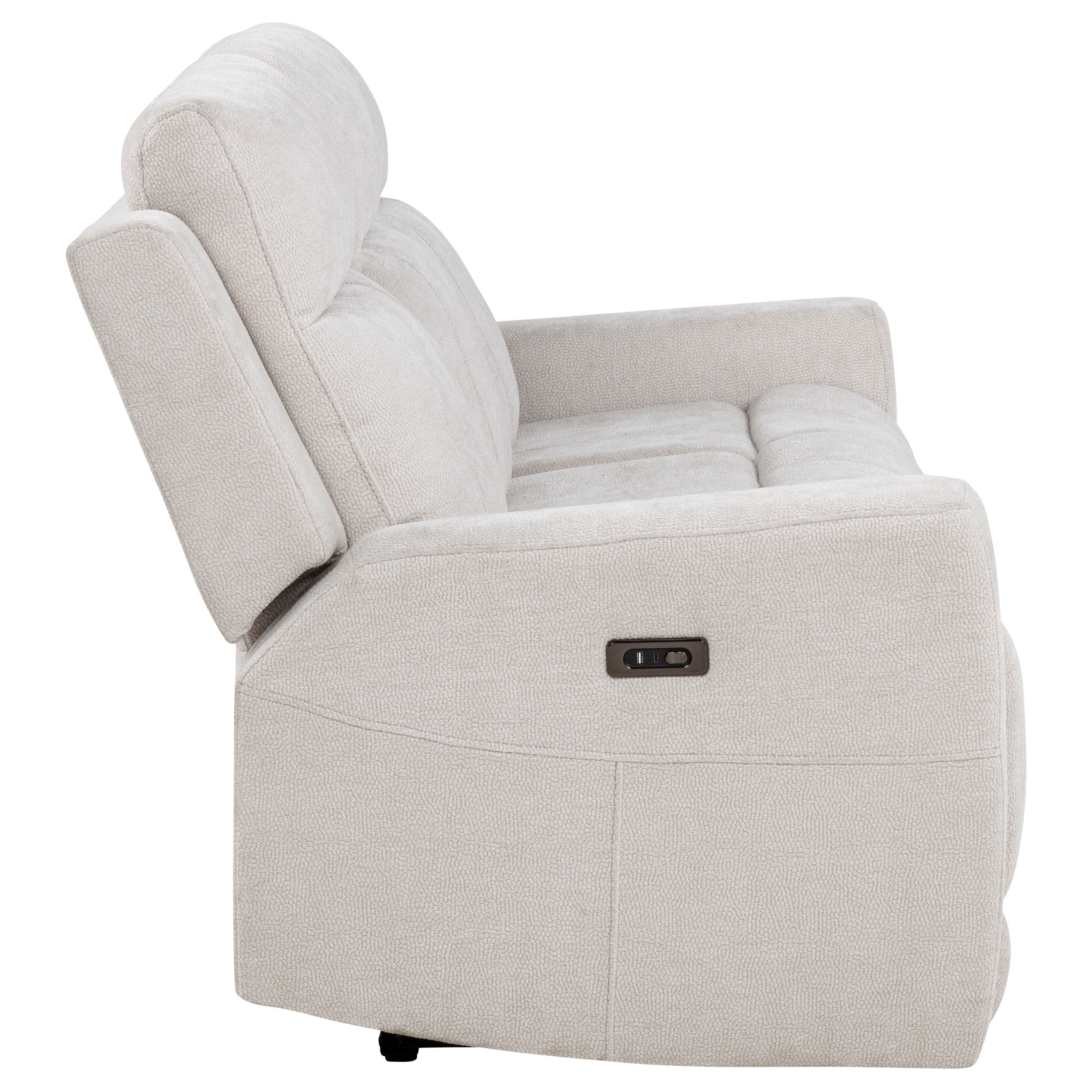 Kennett Chenille Upholstered Power Reclining Sofa